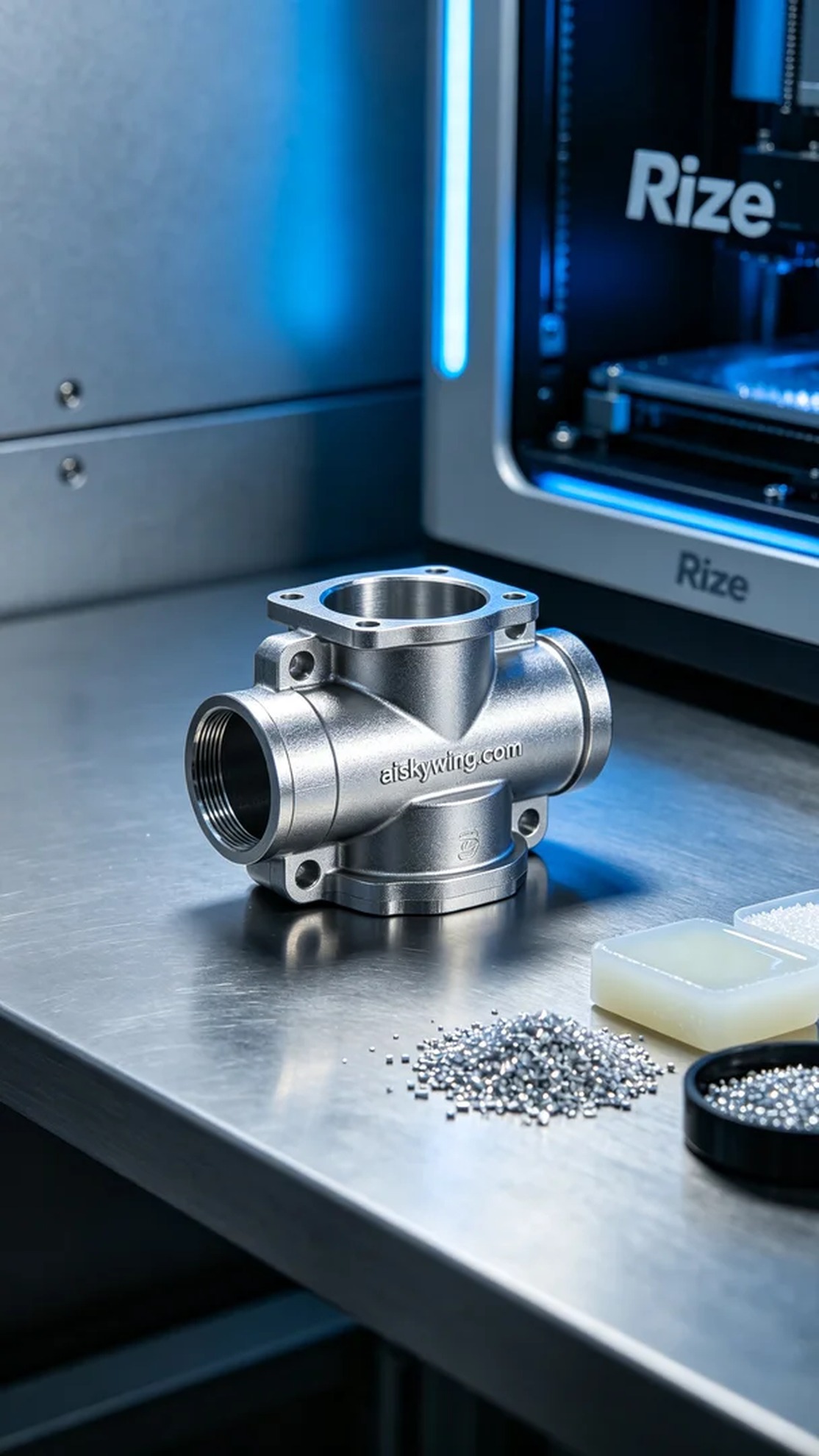 0573-EGR valve housing - Aiskywing Industrial 3D Printing Showcase 内容图2 Zhongshan Skywing 3D Technology Co.,LTD | 中山市天翼三维科技有限公司 0573-EGR valve housing - Aiskywing Industrial 3D Printing Showcase SLM-汽车高端 (SLM-AP) 图2张