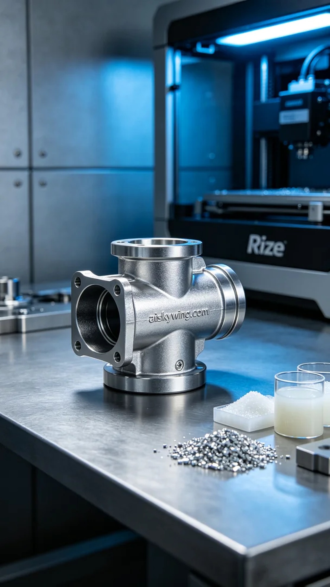 0573-EGR valve housing - Aiskywing Industrial 3D Printing Showcase 内容图3 Zhongshan Skywing 3D Technology Co.,LTD | 中山市天翼三维科技有限公司 0573-EGR valve housing - Aiskywing Industrial 3D Printing Showcase SLM-汽车高端 (SLM-AP) 图3张