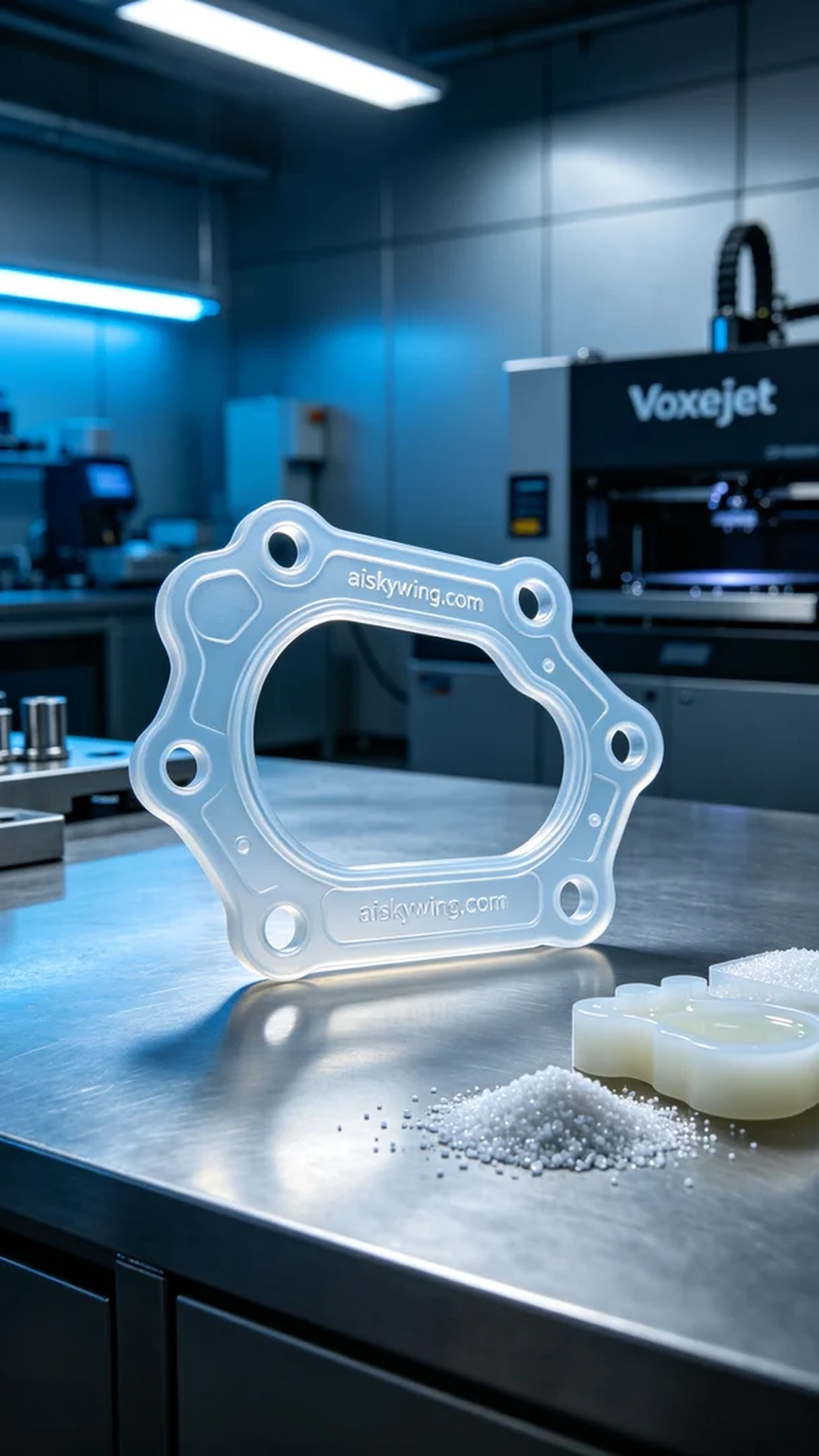 1124-Engine gasket - Aiskywing Industrial 3D Printing Showcase 内容图2 Zhongshan Skywing 3D Technology Co.,LTD | 中山市天翼三维科技有限公司 1124-Engine gasket - Aiskywing Industrial 3D Printing Showcase 硅胶复模-柔性 (SM-F) 图2张