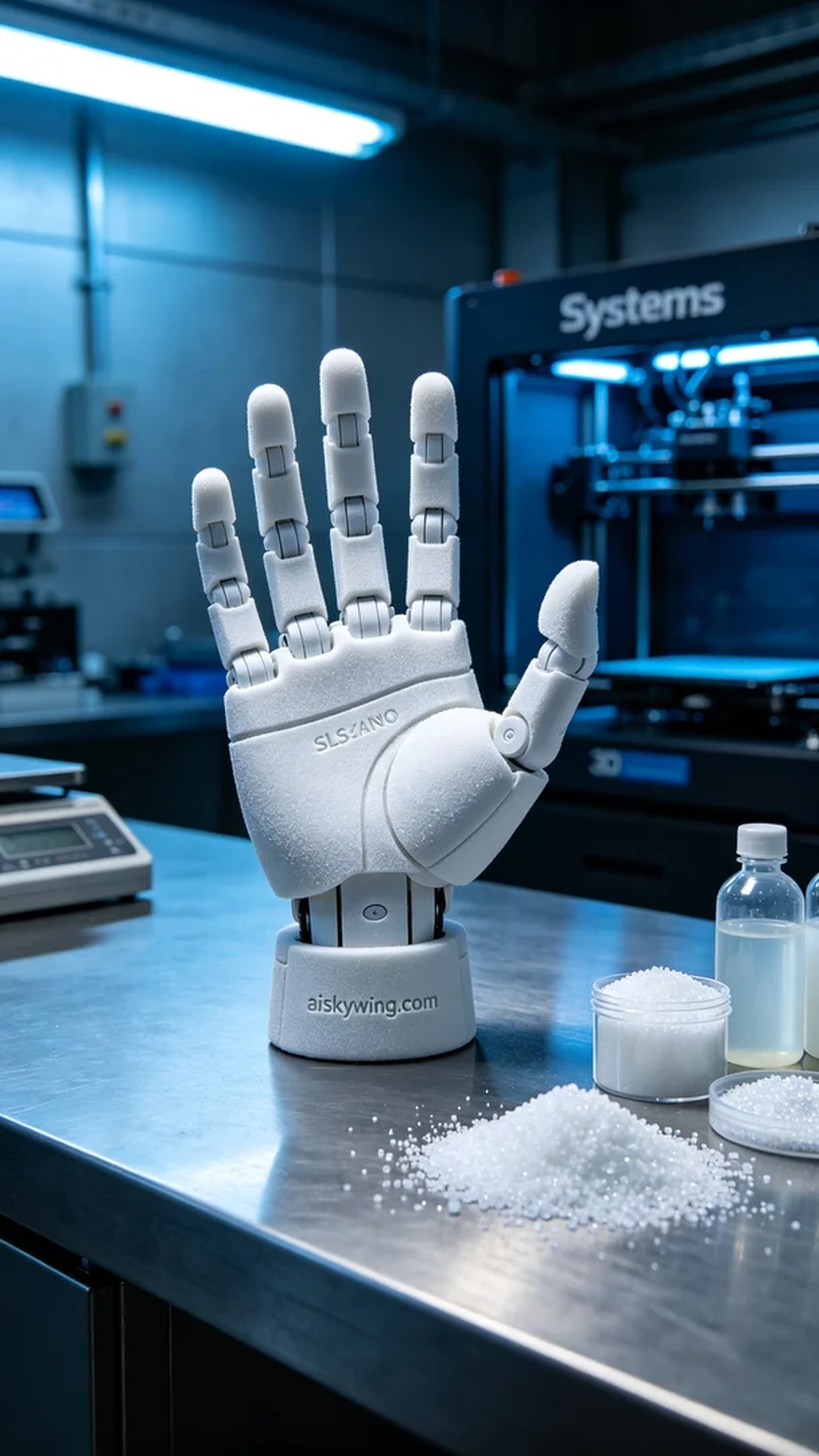 1014-Bionic robotic palm skeleton - Aiskywing Industrial 3D Printing Showcase