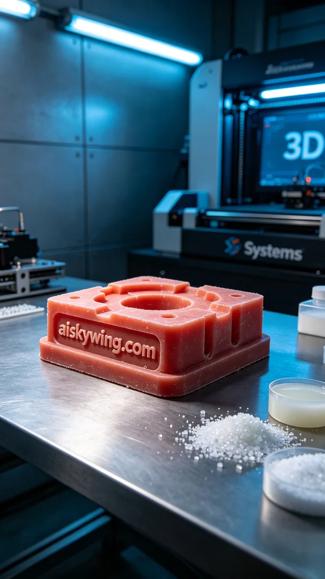 0871-Foaming mold - Aiskywing Industrial 3D Printing Showcase 内容图2 Zhongshan Skywing 3D Technology Co.,LTD | 中山市天翼三维科技有限公司 0871-Foaming mold - Aiskywing Industrial 3D Printing Showcase 红蜡-精密铸造 (RW-PC) 图2张