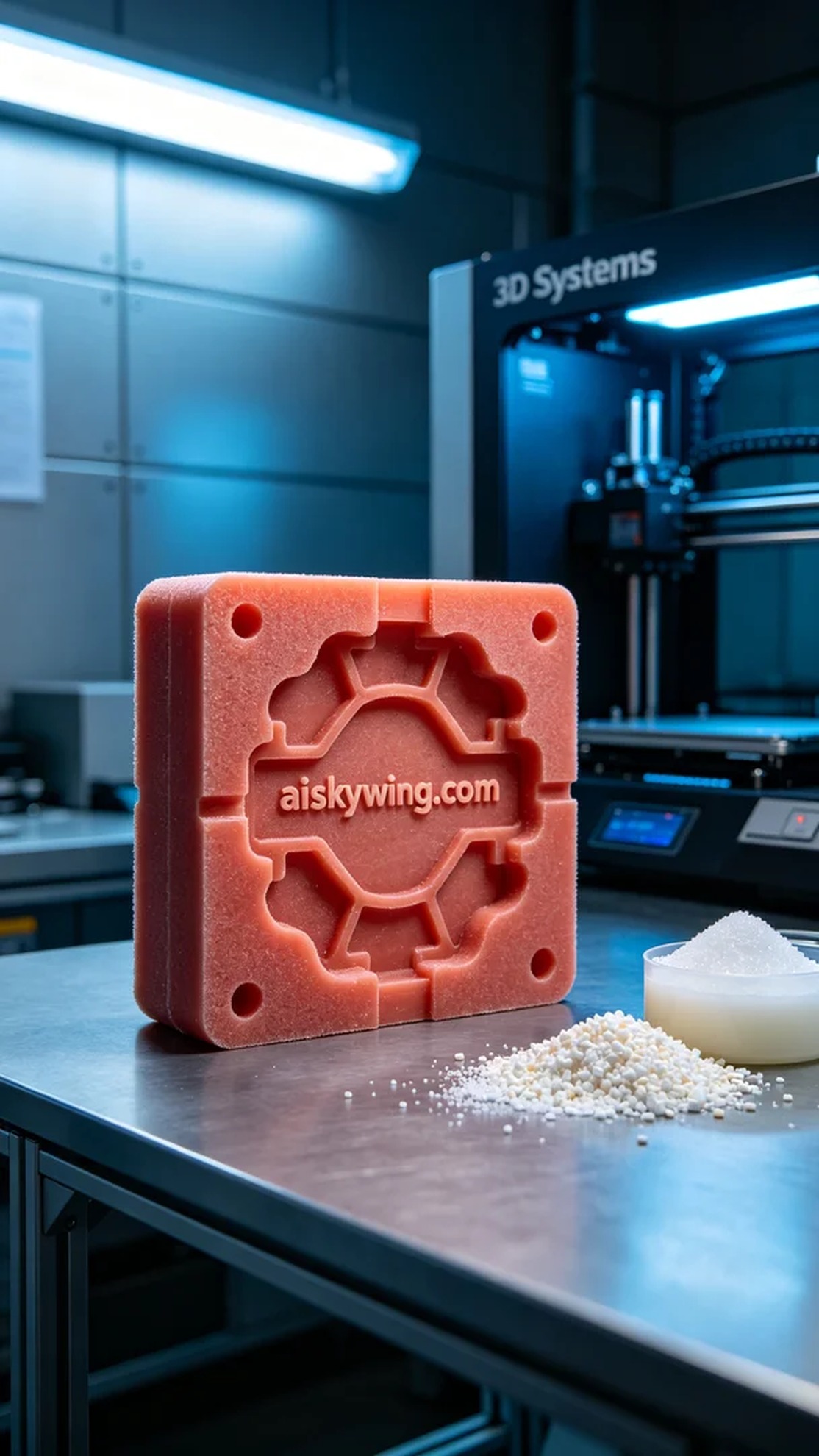0871-Foaming mold - Aiskywing Industrial 3D Printing Showcase 内容图3 Zhongshan Skywing 3D Technology Co.,LTD | 中山市天翼三维科技有限公司 0871-Foaming mold - Aiskywing Industrial 3D Printing Showcase 红蜡-精密铸造 (RW-PC) 图3张