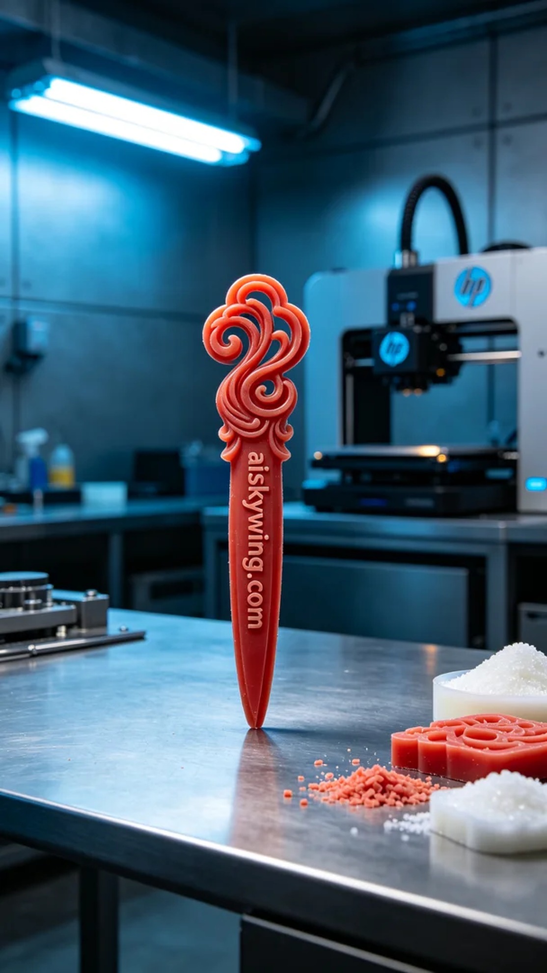 0872-Hairpin wax mold - Aiskywing Industrial 3D Printing Showcase 内容图1 Zhongshan Skywing 3D Technology Co.,LTD | 中山市天翼三维科技有限公司 0872-Hairpin wax mold - Aiskywing Industrial 3D Printing Showcase 红蜡-精密铸造 (RW-PC) 图1张