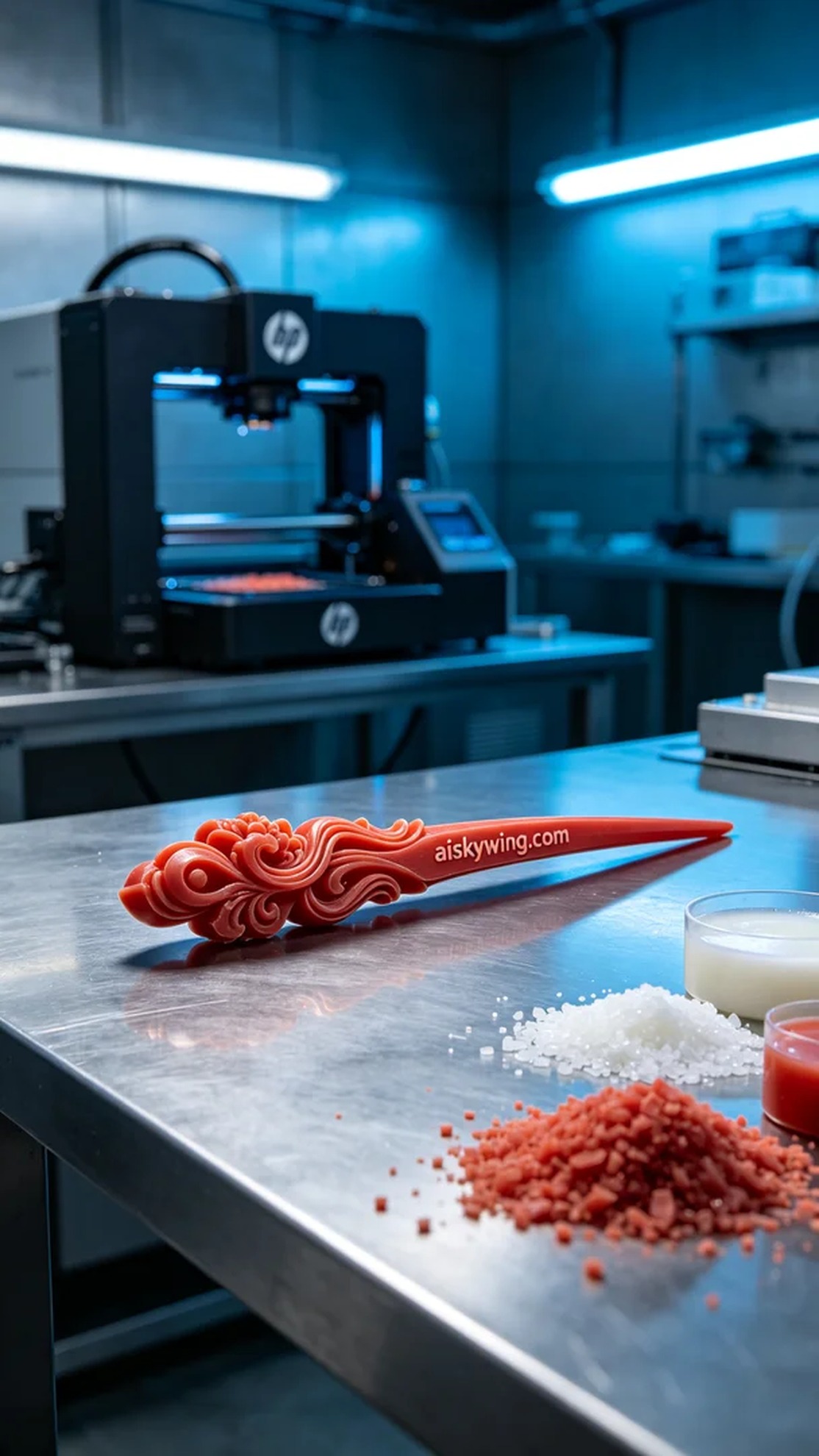 0872-Hairpin wax mold - Aiskywing Industrial 3D Printing Showcase 内容图4 Zhongshan Skywing 3D Technology Co.,LTD | 中山市天翼三维科技有限公司 0872-Hairpin wax mold - Aiskywing Industrial 3D Printing Showcase 红蜡-精密铸造 (RW-PC) 图4张