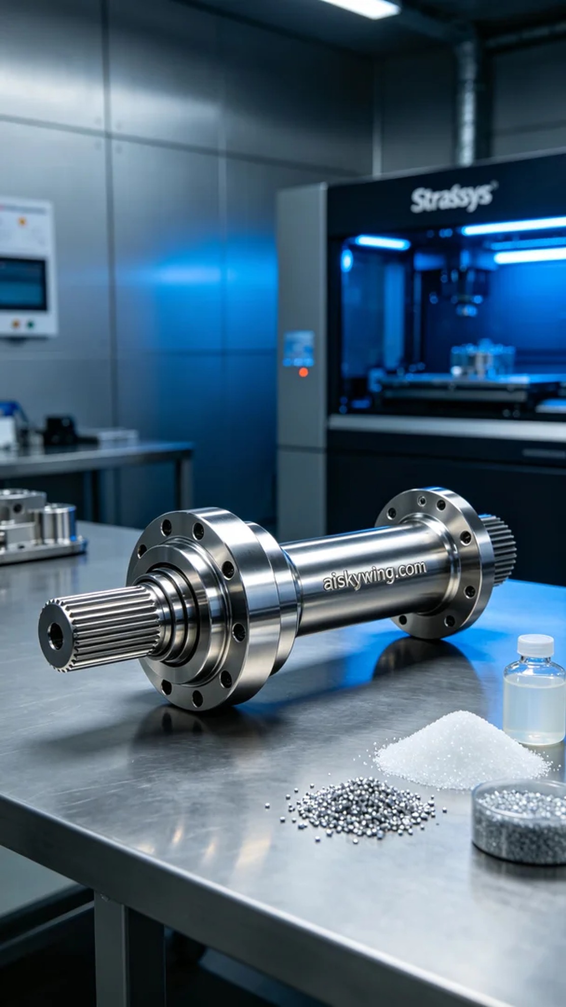 0903-Transfer case output shaft - Aiskywing Industrial 3D Printing Showcase 内容图2 Zhongshan Skywing 3D Technology Co.,LTD | 中山市天翼三维科技有限公司 0903-Transfer case output shaft - Aiskywing Industrial 3D Printing Showcase SLM-汽车高端 (SLM-AP) 图2张