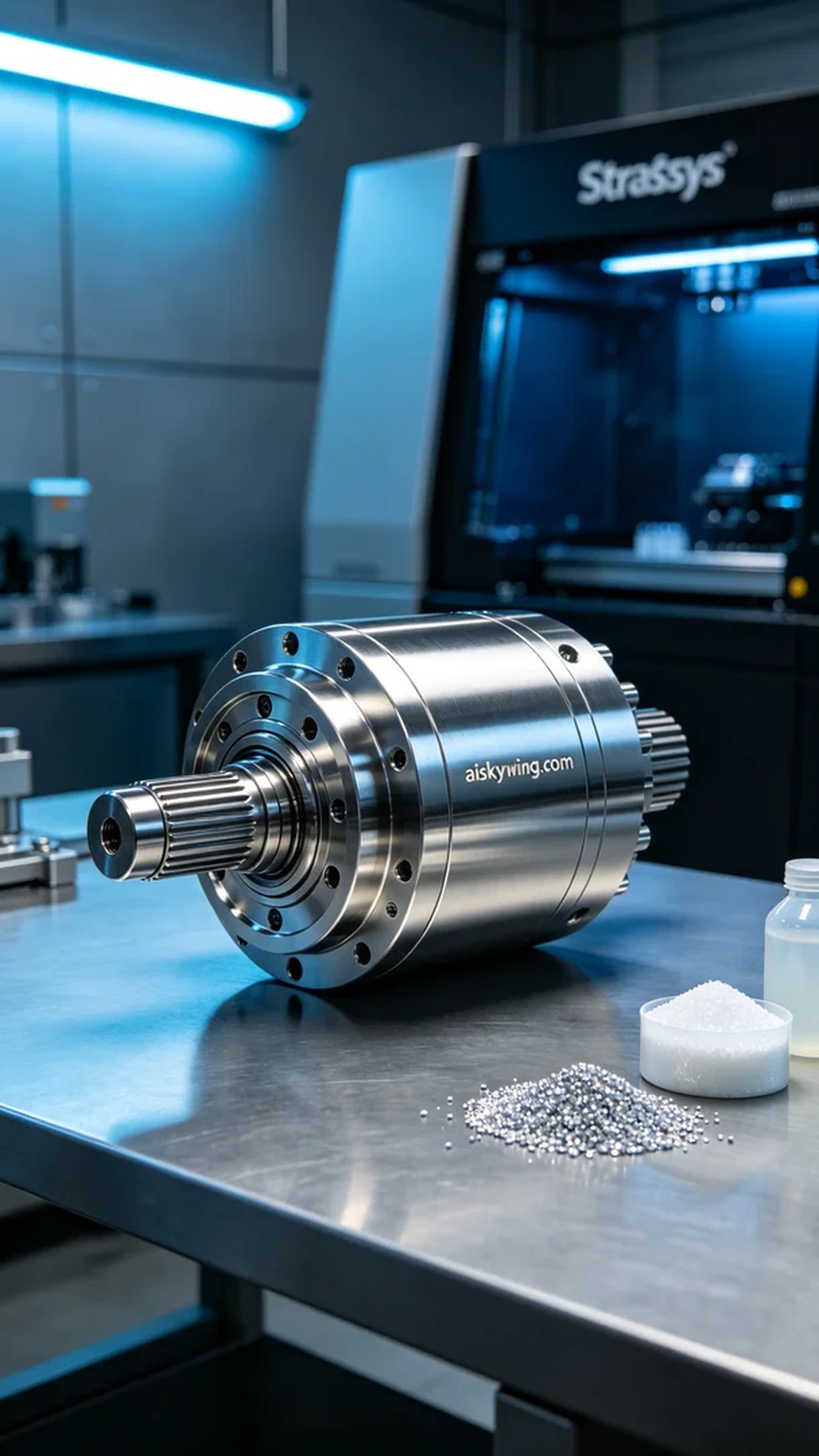 0903-Transfer case output shaft - Aiskywing Industrial 3D Printing Showcase 内容图4 Zhongshan Skywing 3D Technology Co.,LTD | 中山市天翼三维科技有限公司 0903-Transfer case output shaft - Aiskywing Industrial 3D Printing Showcase SLM-汽车高端 (SLM-AP) 图4张