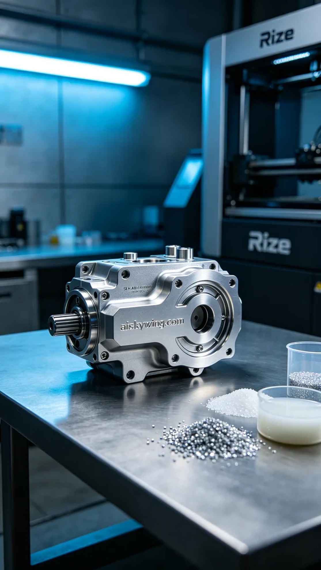 0591-Transfer case housing - Aiskywing Industrial 3D Printing Showcase 内容图2 Zhongshan Skywing 3D Technology Co.,LTD | 中山市天翼三维科技有限公司 0591-Transfer case housing - Aiskywing Industrial 3D Printing Showcase SLM-汽车高端 (SLM-AP) 图2张