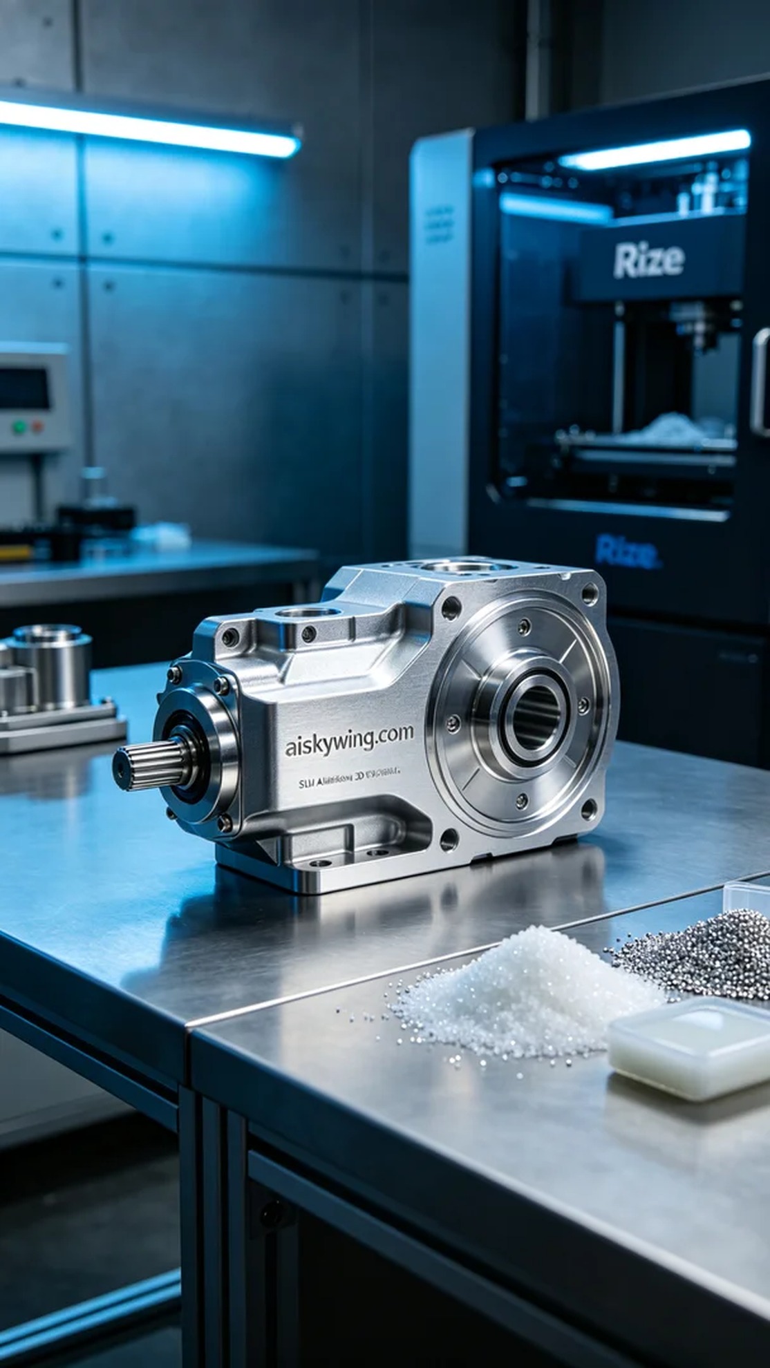 0591-Transfer case housing - Aiskywing Industrial 3D Printing Showcase 内容图3 Zhongshan Skywing 3D Technology Co.,LTD | 中山市天翼三维科技有限公司 0591-Transfer case housing - Aiskywing Industrial 3D Printing Showcase SLM-汽车高端 (SLM-AP) 图3张