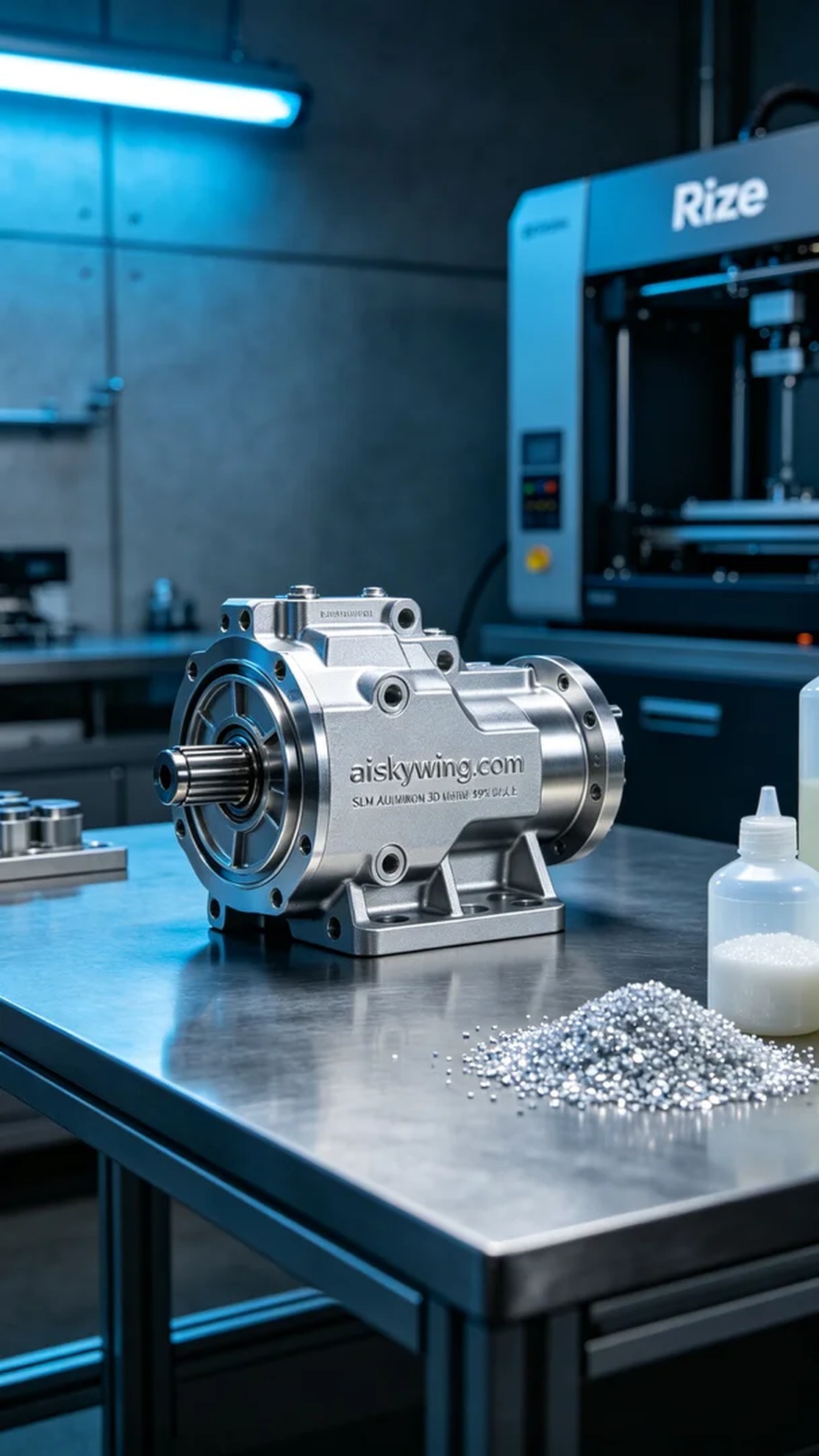 0591-Transfer case housing - Aiskywing Industrial 3D Printing Showcase 内容图4 Zhongshan Skywing 3D Technology Co.,LTD | 中山市天翼三维科技有限公司 0591-Transfer case housing - Aiskywing Industrial 3D Printing Showcase SLM-汽车高端 (SLM-AP) 图4张