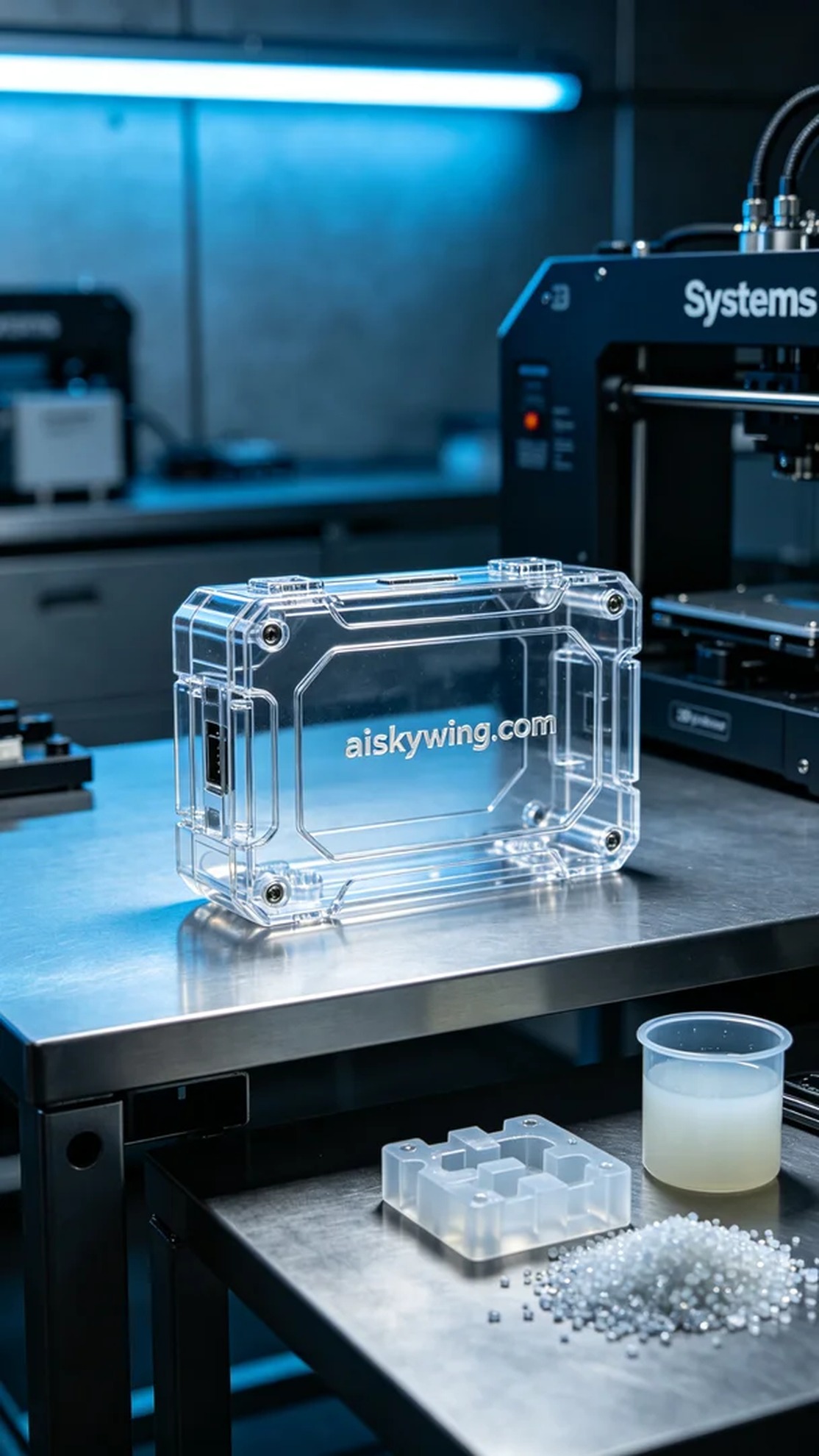 0743-Merge module shell - Aiskywing Industrial 3D Printing Showcase 内容图4 Zhongshan Skywing 3D Technology Co.,LTD | 中山市天翼三维科技有限公司 0743-Merge module shell - Aiskywing Industrial 3D Printing Showcase CNC-高精度加工 (CNC-HP) 图4张