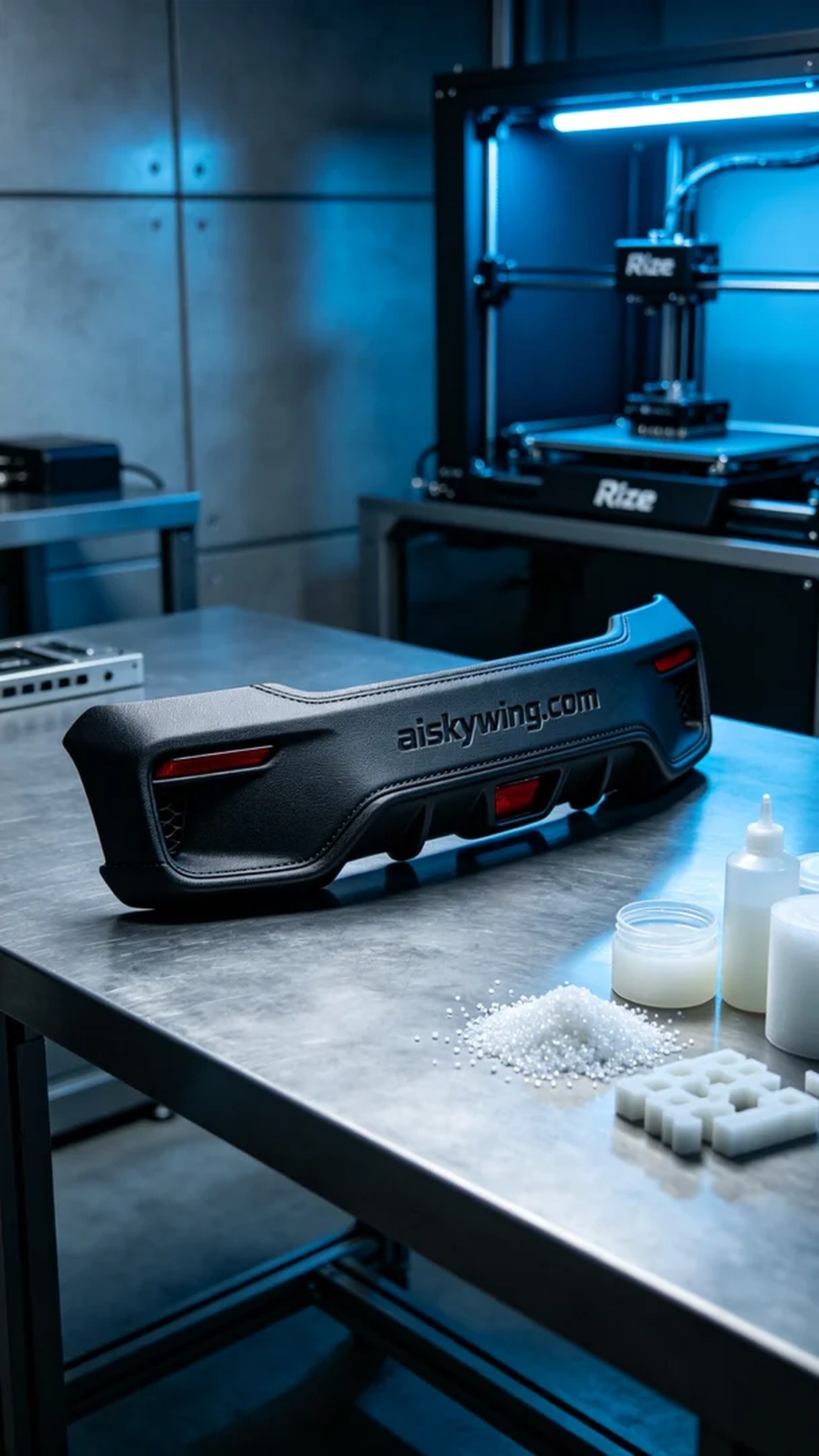 0753-Rear bumper skid plate - Aiskywing Industrial 3D Printing Showcase