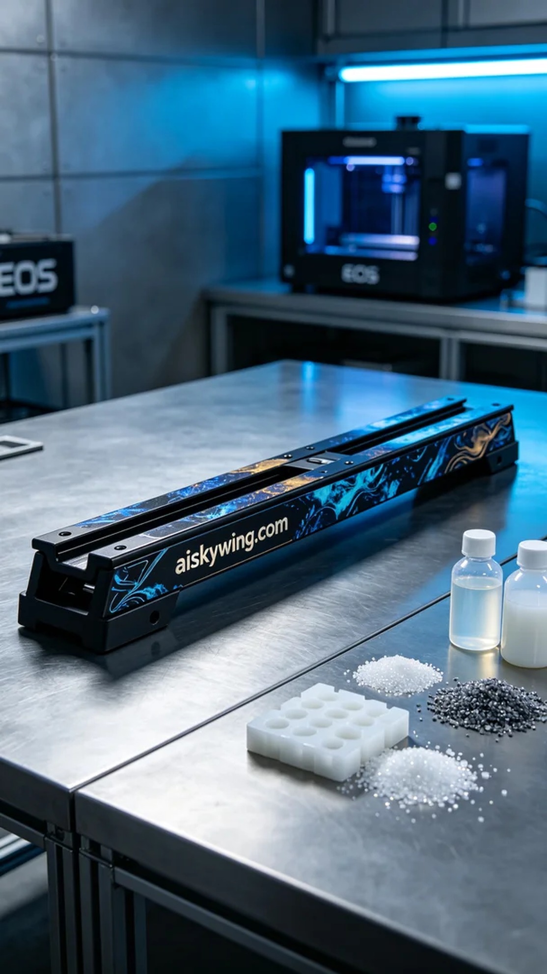 0516-Slide rail of the rowing machine - Aiskywing Industrial 3D Printing Showcase 内容图2 Zhongshan Skywing 3D Technology Co.,LTD | 中山市天翼三维科技有限公司 0516-Slide rail of the rowing machine - Aiskywing Industrial 3D Printing Showcase 全工艺-补充 (FP-S) 图2张