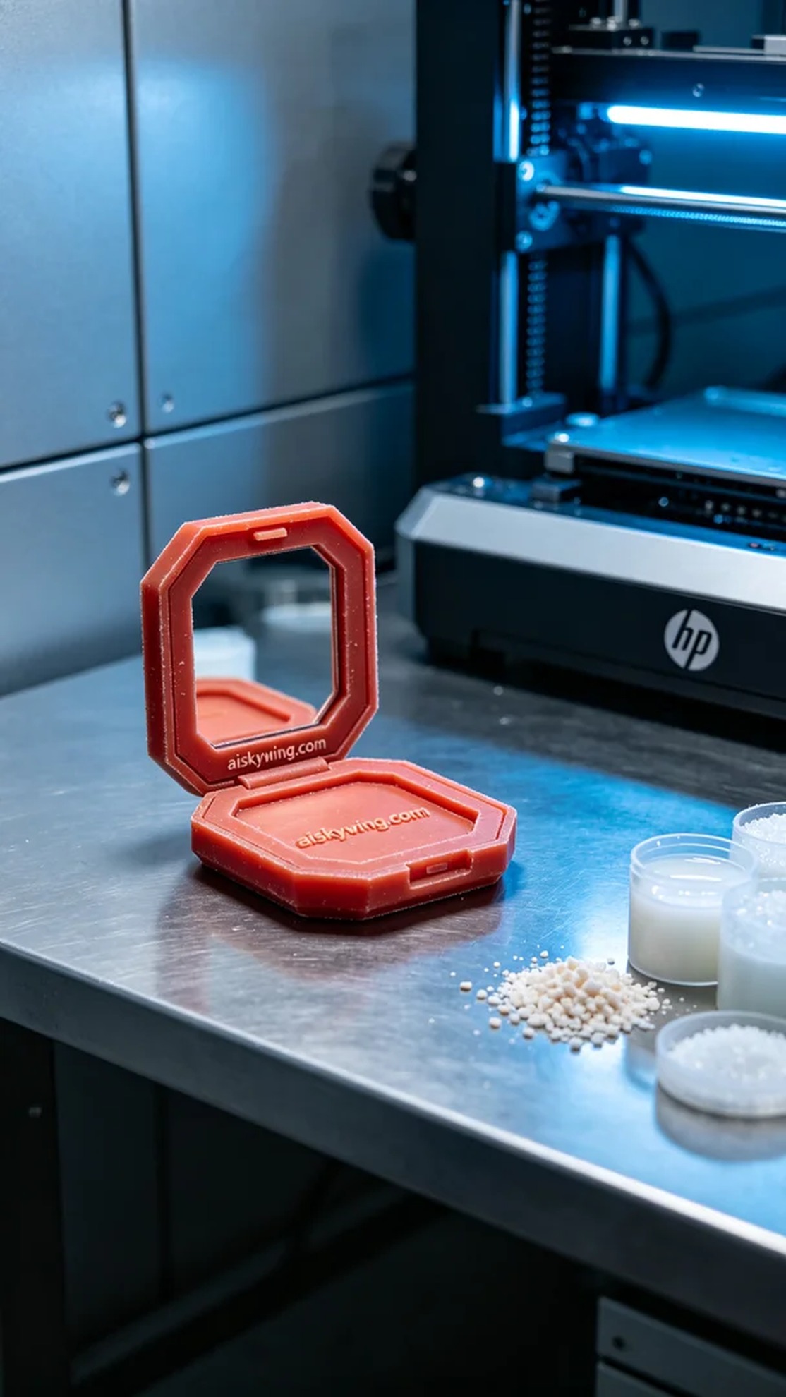 0851-Makeup mirror shell wax mold - Aiskywing Industrial 3D Printing Showcase 内容图4 Zhongshan Skywing 3D Technology Co.,LTD | 中山市天翼三维科技有限公司 0851-Makeup mirror shell wax mold - Aiskywing Industrial 3D Printing Showcase 红蜡-精密铸造 (RW-PC) 图4张