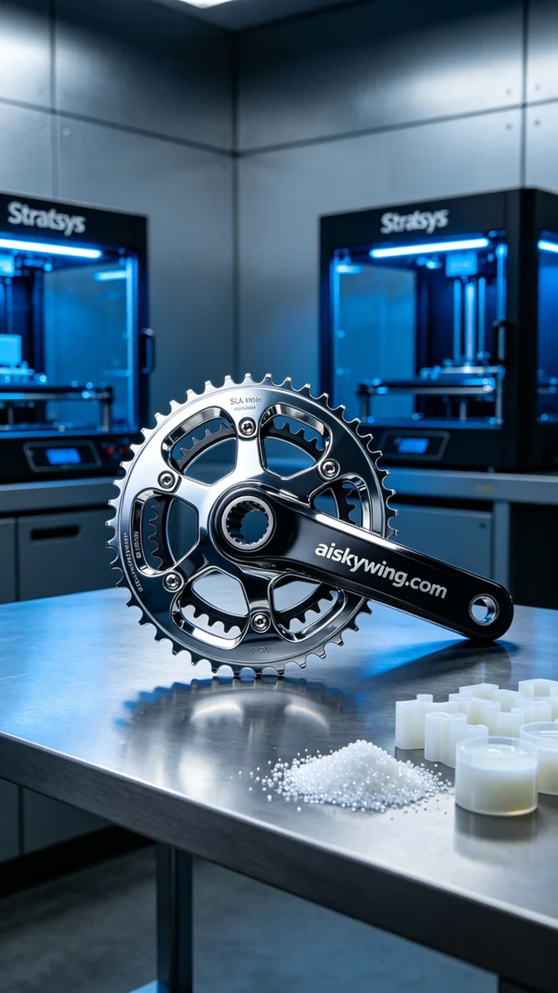 0514-Fitness bike crank - Aiskywing Industrial 3D Printing Showcase 内容图2 Zhongshan Skywing 3D Technology Co.,LTD | 中山市天翼三维科技有限公司 0514-Fitness bike crank - Aiskywing Industrial 3D Printing Showcase 全工艺-补充 (FP-S) 图2张