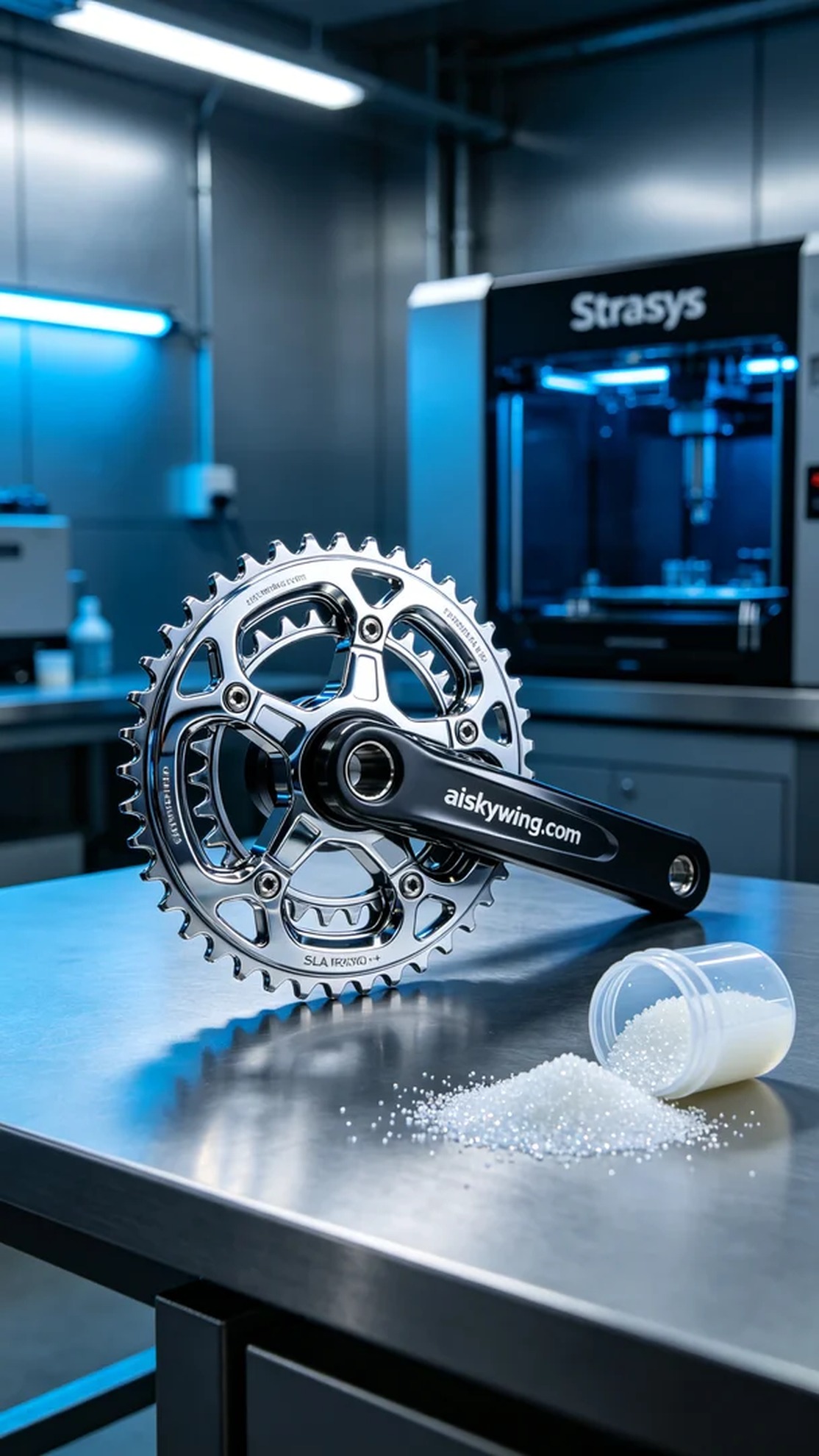 0514-Fitness bike crank - Aiskywing Industrial 3D Printing Showcase 内容图3 Zhongshan Skywing 3D Technology Co.,LTD | 中山市天翼三维科技有限公司 0514-Fitness bike crank - Aiskywing Industrial 3D Printing Showcase 全工艺-补充 (FP-S) 图3张