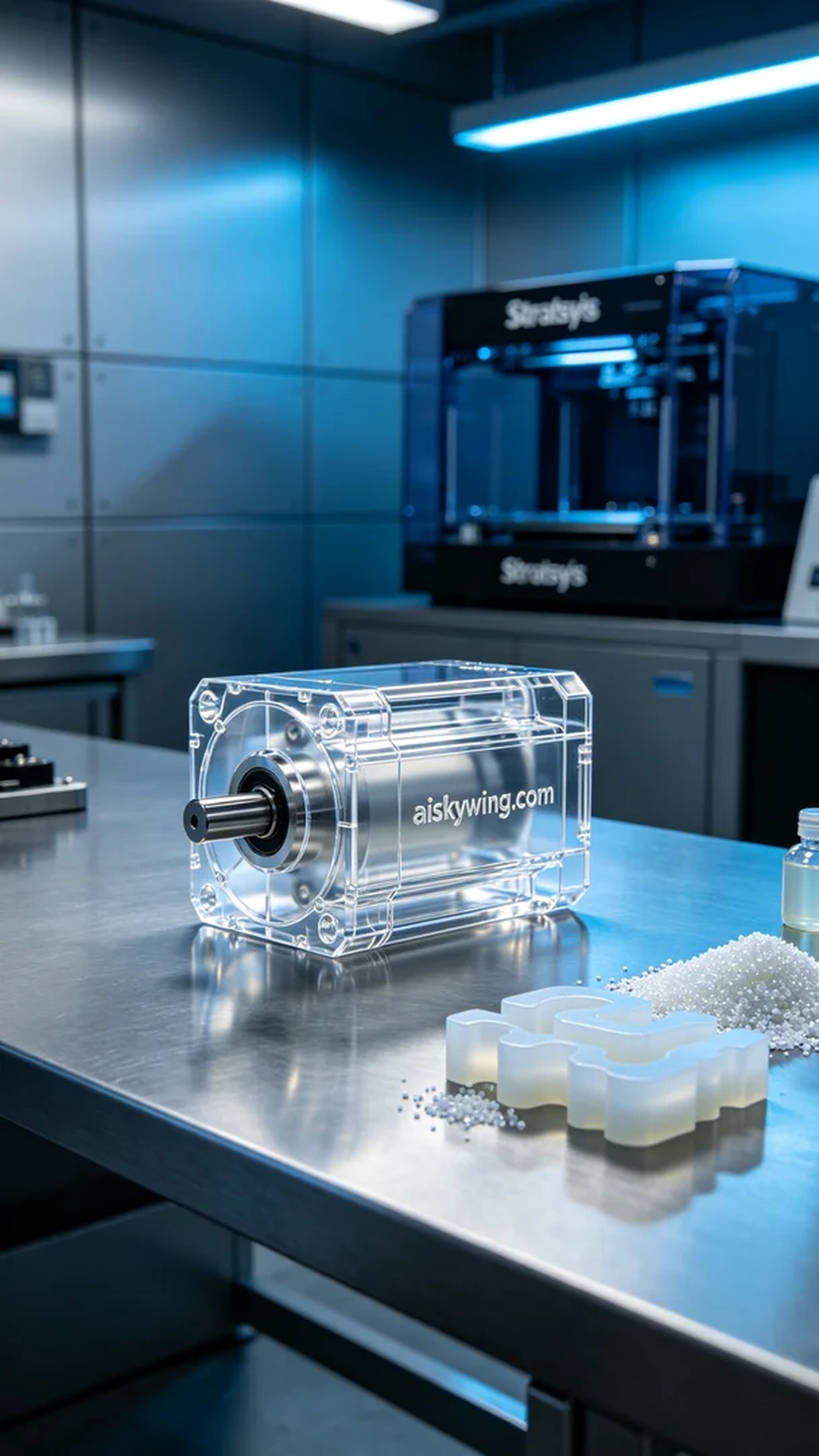 0726-Gearbox housing - Aiskywing Industrial 3D Printing Showcase 内容图2 Zhongshan Skywing 3D Technology Co.,LTD | 中山市天翼三维科技有限公司 0726-Gearbox housing - Aiskywing Industrial 3D Printing Showcase CNC-高精度加工 (CNC-HP) 图2张