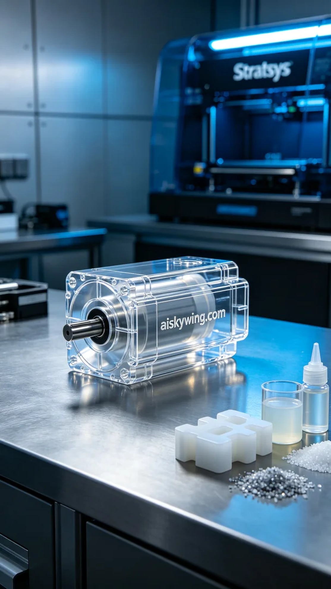 0726-Gearbox housing - Aiskywing Industrial 3D Printing Showcase 内容图3 Zhongshan Skywing 3D Technology Co.,LTD | 中山市天翼三维科技有限公司 0726-Gearbox housing - Aiskywing Industrial 3D Printing Showcase CNC-高精度加工 (CNC-HP) 图3张