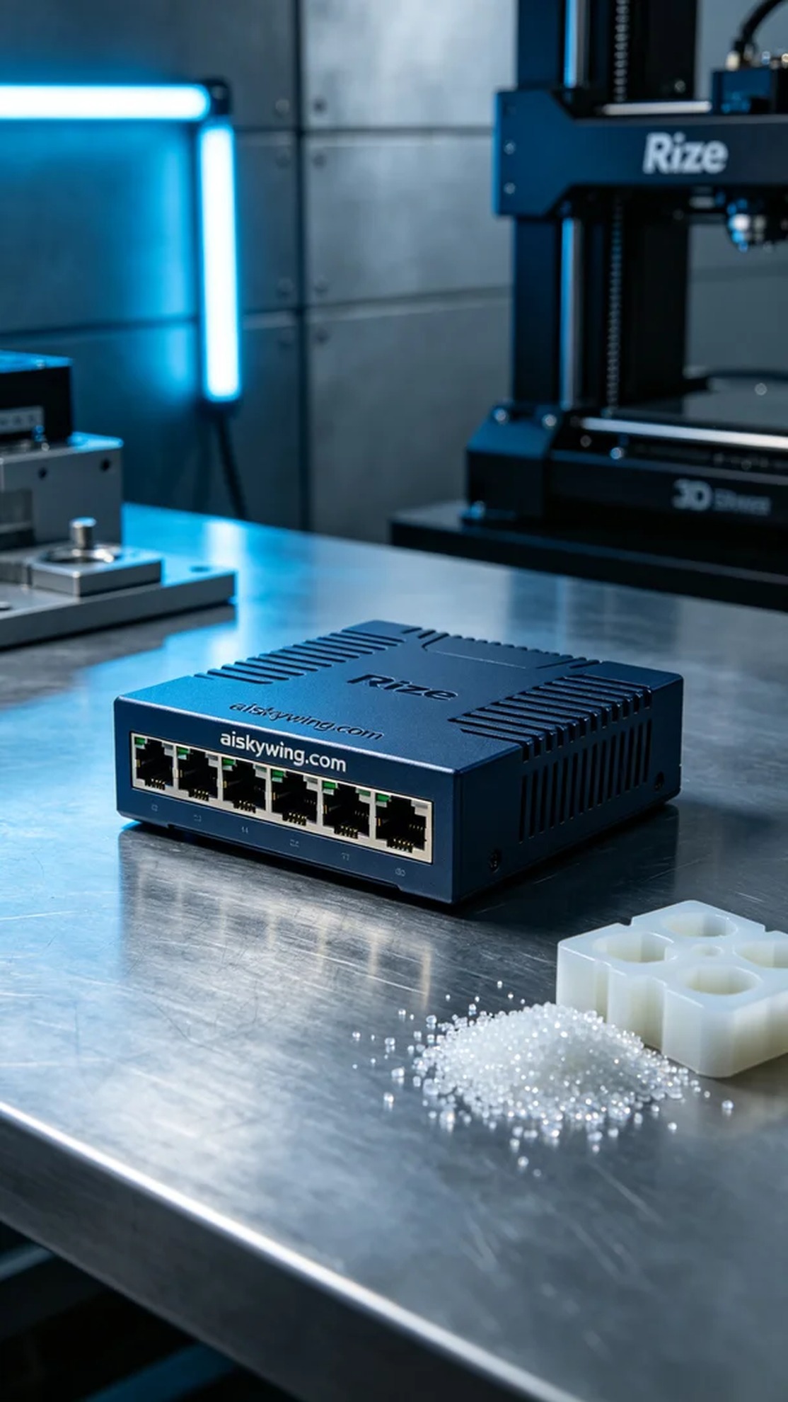 0710-Switch casing - Aiskywing Industrial 3D Printing Showcase 内容图2 Zhongshan Skywing 3D Technology Co.,LTD | 中山市天翼三维科技有限公司 0710-Switch casing - Aiskywing Industrial 3D Printing Showcase CNC-高精度加工 (CNC-HP) 图2张