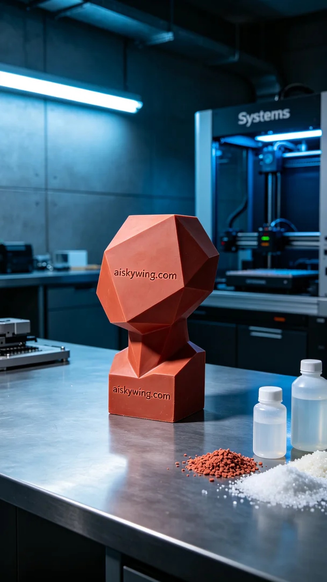 0846-Geometric Sculpture - Aiskywing Industrial 3D Printing Showcase 内容图2 Zhongshan Skywing 3D Technology Co.,LTD | 中山市天翼三维科技有限公司 0846-Geometric Sculpture - Aiskywing Industrial 3D Printing Showcase 红蜡-精密铸造 (RW-PC) 图2张
