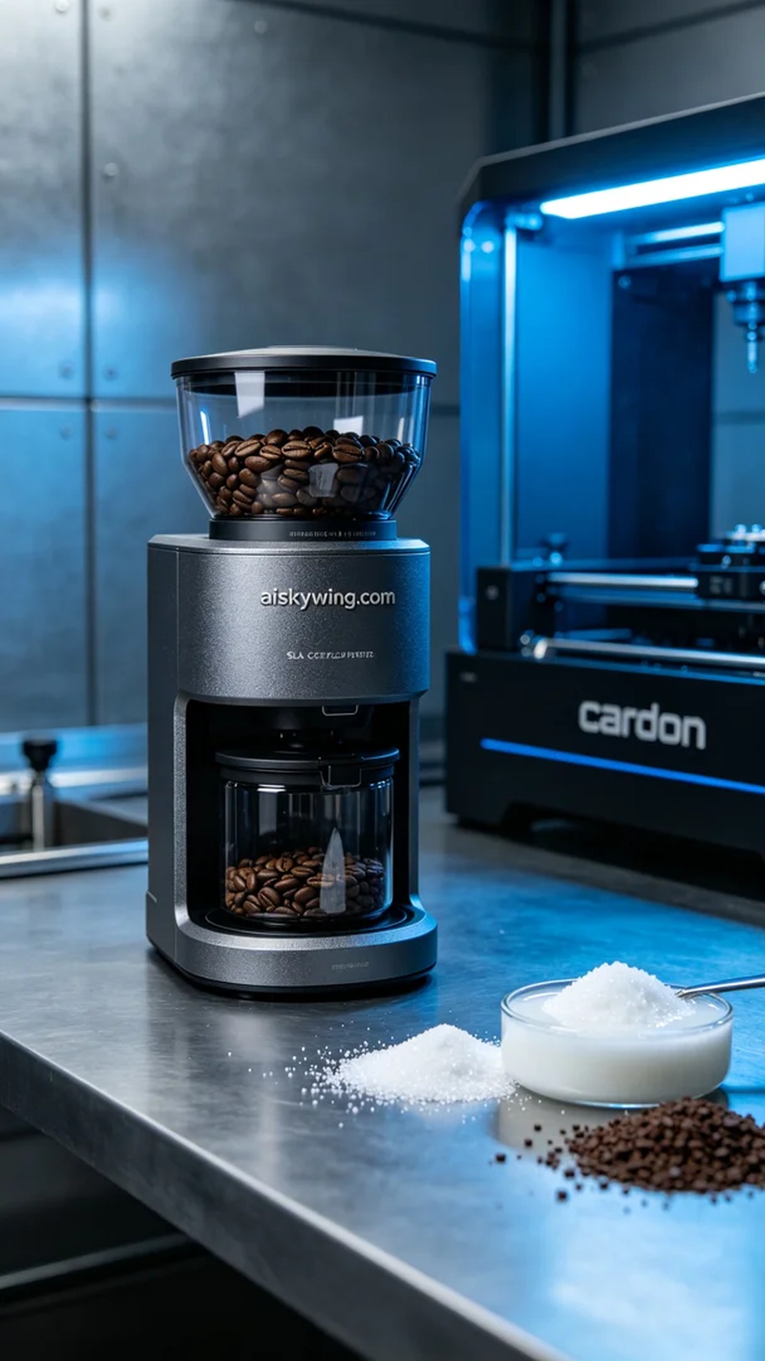 1035-Coffee machine bean hopper - Aiskywing Industrial 3D Printing Showcase 内容图4 Zhongshan Skywing 3D Technology Co.,LTD | 中山市天翼三维科技有限公司 1035-Coffee machine bean hopper - Aiskywing Industrial 3D Printing Showcase SLA-消费电子 (SLA-CE) 图4张