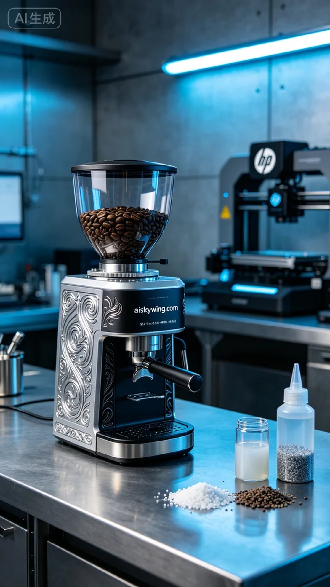 1078-Coffee machine bean hopper - Aiskywing Industrial 3D Printing Showcase 内容图2 Zhongshan Skywing 3D Technology Co.,LTD | 中山市天翼三维科技有限公司 1078-Coffee machine bean hopper - Aiskywing Industrial 3D Printing Showcase 全工艺-补充 (FP-S) 图2张