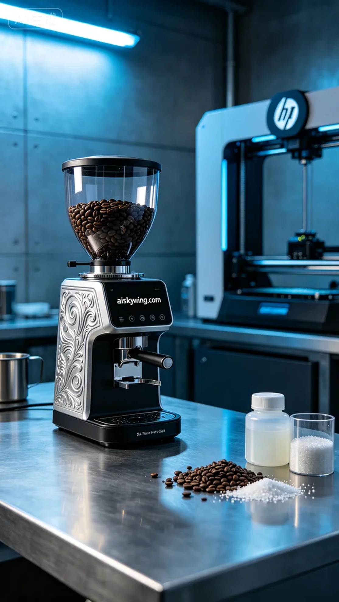 1078-Coffee machine bean hopper - Aiskywing Industrial 3D Printing Showcase 内容图3 Zhongshan Skywing 3D Technology Co.,LTD | 中山市天翼三维科技有限公司 1078-Coffee machine bean hopper - Aiskywing Industrial 3D Printing Showcase 全工艺-补充 (FP-S) 图3张