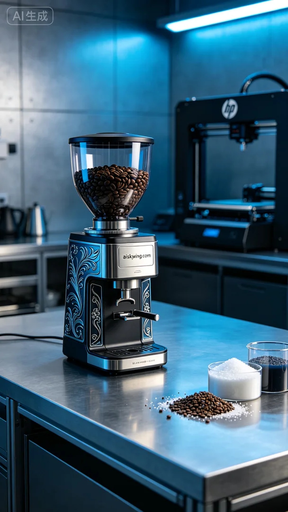 1078-Coffee machine bean hopper - Aiskywing Industrial 3D Printing Showcase 内容图4 Zhongshan Skywing 3D Technology Co.,LTD | 中山市天翼三维科技有限公司 1078-Coffee machine bean hopper - Aiskywing Industrial 3D Printing Showcase 全工艺-补充 (FP-S) 图4张