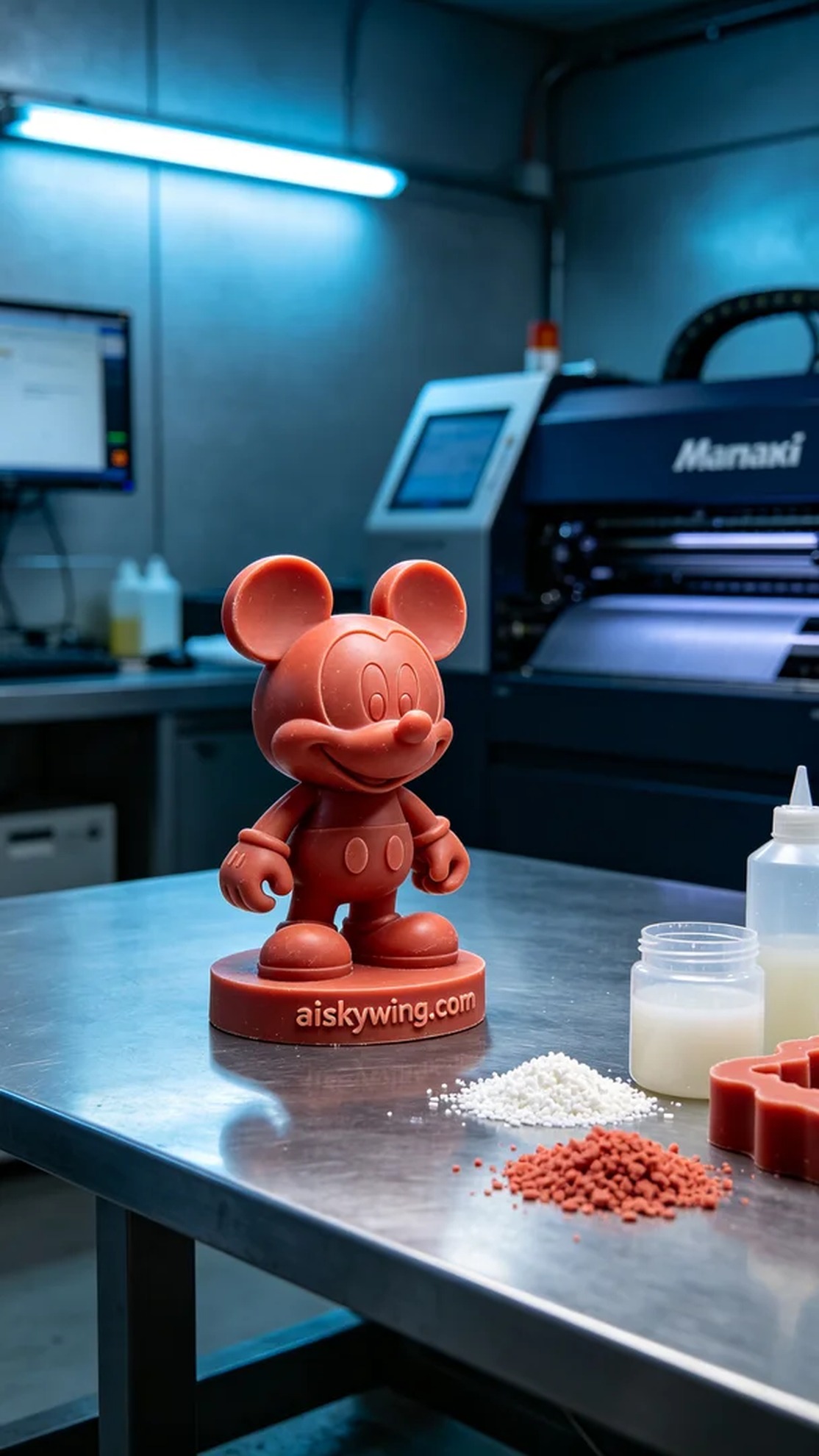 0852-Cartoon Sculpture - Aiskywing Industrial 3D Printing Showcase 内容图1 Zhongshan Skywing 3D Technology Co.,LTD | 中山市天翼三维科技有限公司 0852-Cartoon Sculpture - Aiskywing Industrial 3D Printing Showcase 红蜡-精密铸造 (RW-PC) 图1张