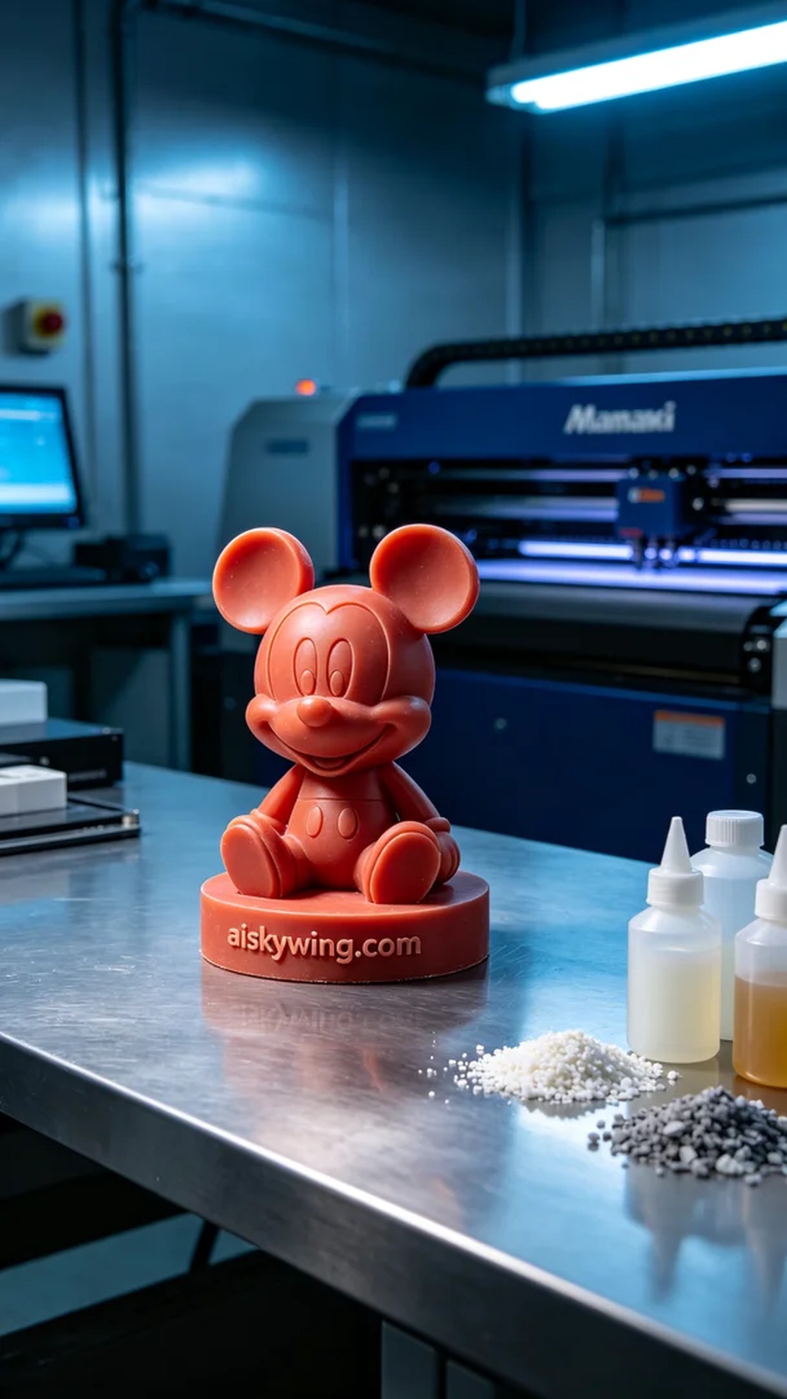 0852-Cartoon Sculpture - Aiskywing Industrial 3D Printing Showcase 内容图2 Zhongshan Skywing 3D Technology Co.,LTD | 中山市天翼三维科技有限公司 0852-Cartoon Sculpture - Aiskywing Industrial 3D Printing Showcase 红蜡-精密铸造 (RW-PC) 图2张