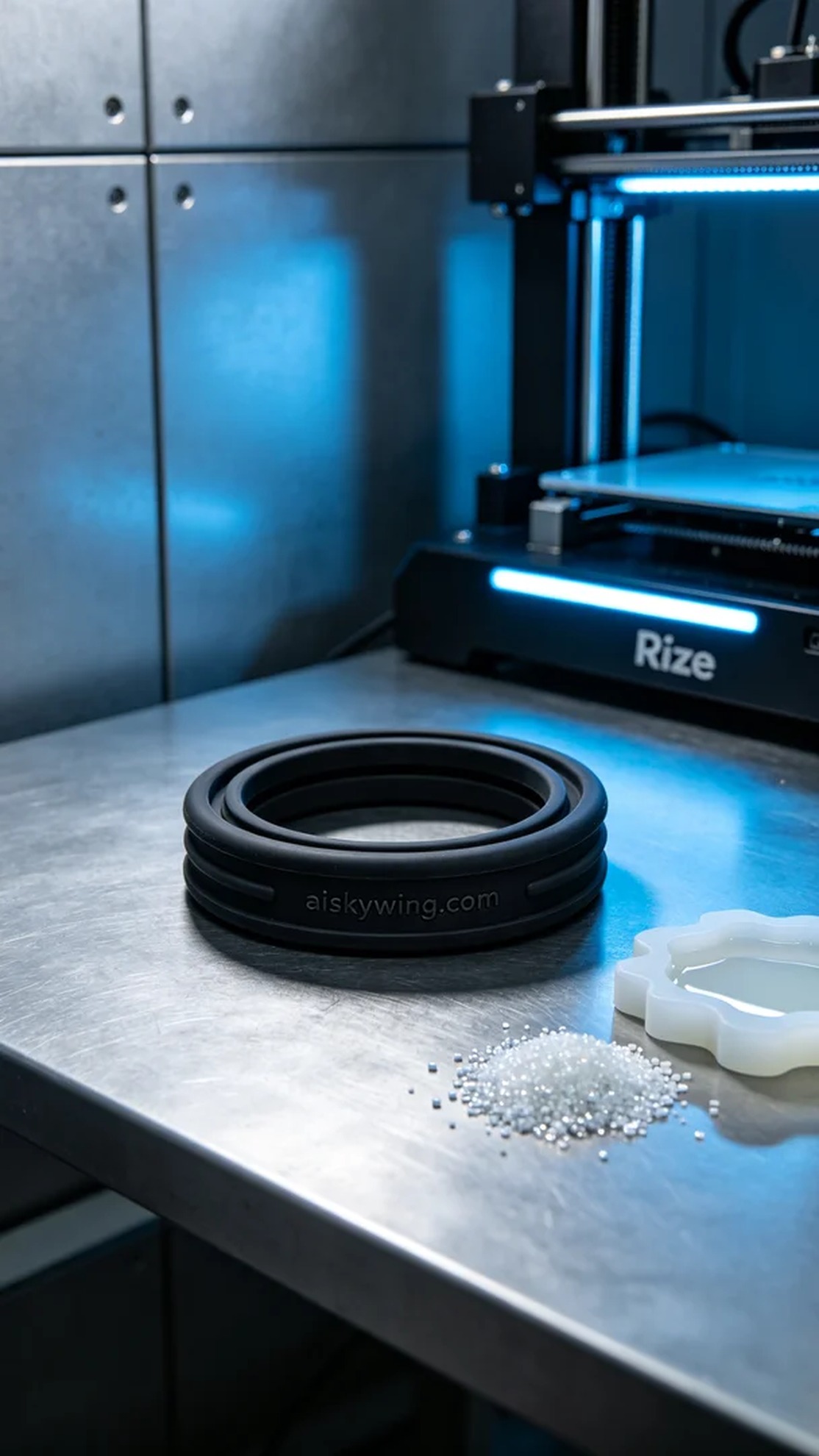 1126-Housing seal ring - Aiskywing Industrial 3D Printing Showcase 内容图1 Zhongshan Skywing 3D Technology Co.,LTD | 中山市天翼三维科技有限公司 1126-Housing seal ring - Aiskywing Industrial 3D Printing Showcase 硅胶复模-柔性 (SM-F) 图1张