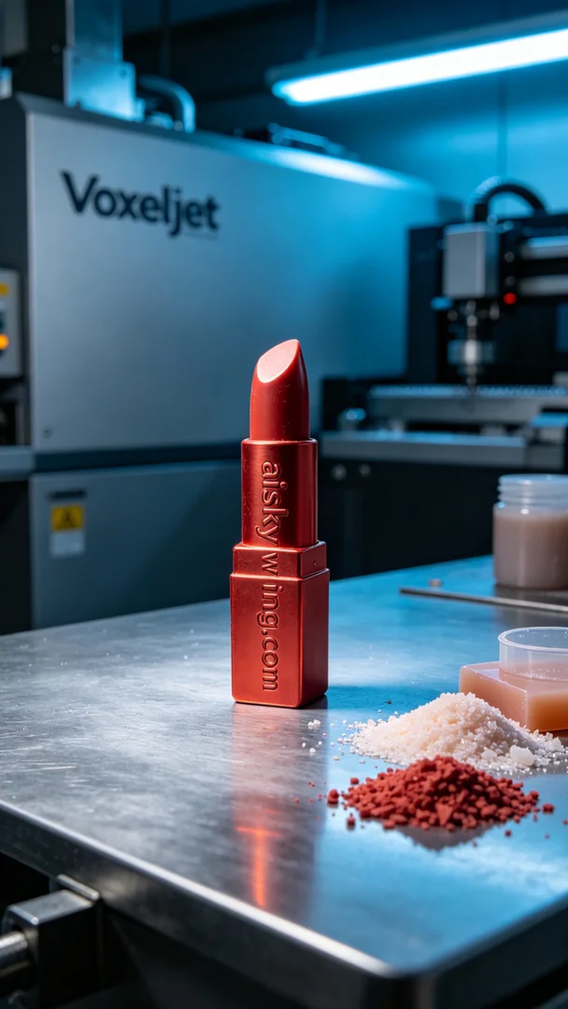 0875-Lipstick tube wax mold - Aiskywing Industrial 3D Printing Showcase