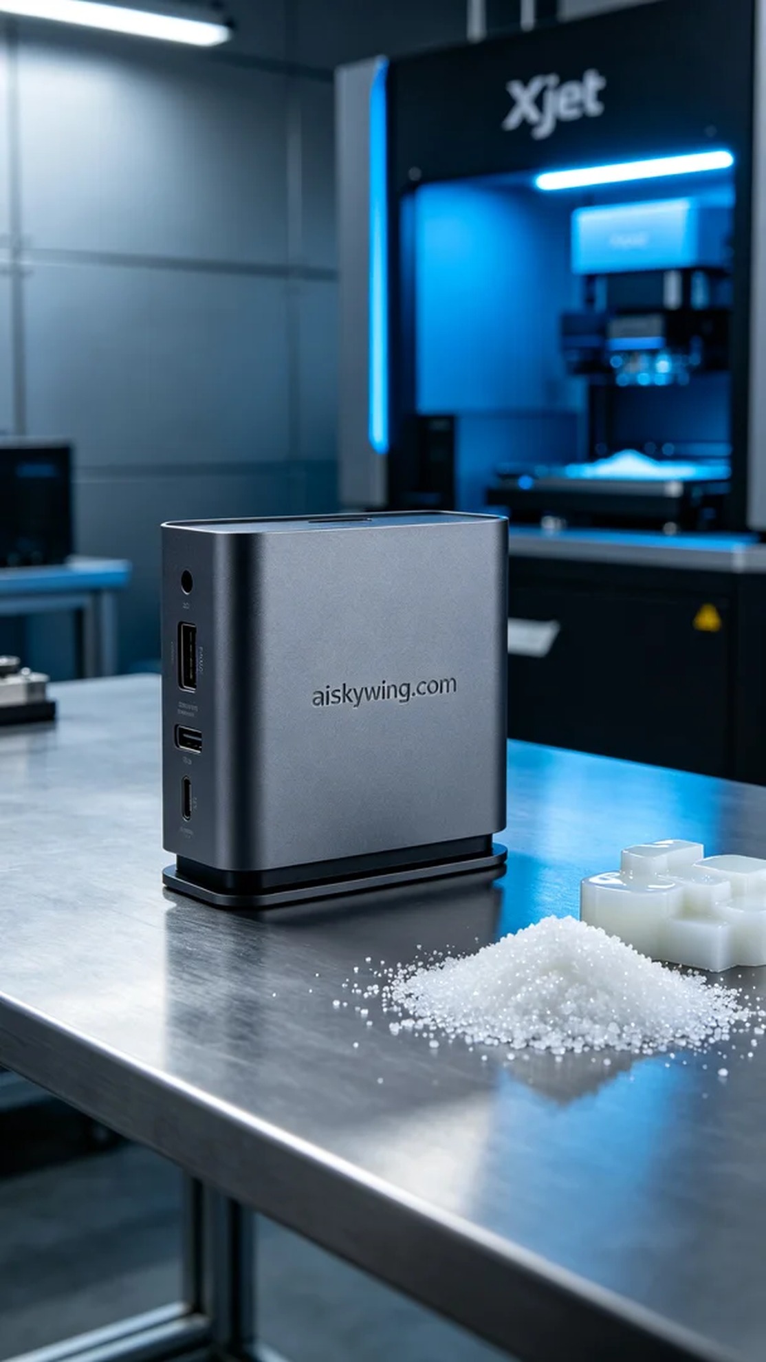 1061-Docking station shell - Aiskywing Industrial 3D Printing Showcase 内容图2 Zhongshan Skywing 3D Technology Co.,LTD | 中山市天翼三维科技有限公司 1061-Docking station shell - Aiskywing Industrial 3D Printing Showcase SLA-消费电子 (SLA-CE) 图2张