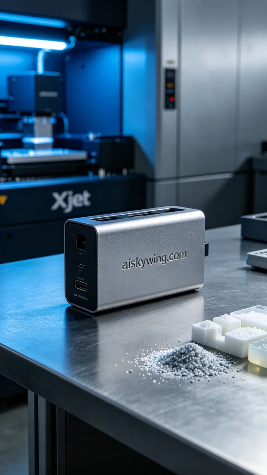1061-Docking station shell - Aiskywing Industrial 3D Printing Showcase 内容图3 Zhongshan Skywing 3D Technology Co.,LTD | 中山市天翼三维科技有限公司 1061-Docking station shell - Aiskywing Industrial 3D Printing Showcase SLA-消费电子 (SLA-CE) 图3张