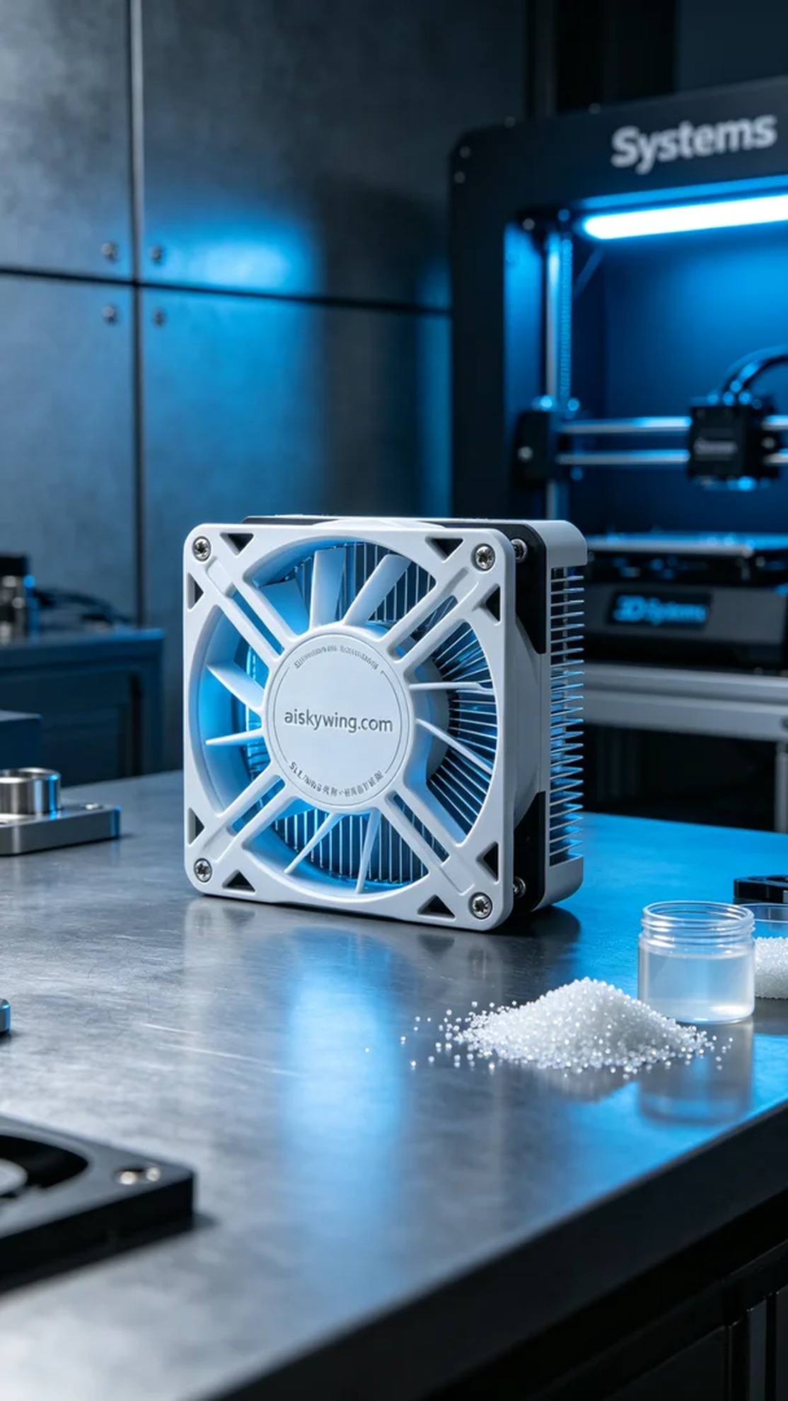 0680-LED lamp heat sink - Aiskywing Industrial 3D Printing Showcase 内容图2 Zhongshan Skywing 3D Technology Co.,LTD | 中山市天翼三维科技有限公司 0680-LED lamp heat sink - Aiskywing Industrial 3D Printing Showcase 混合工艺-综合 (HP-C) 图2张