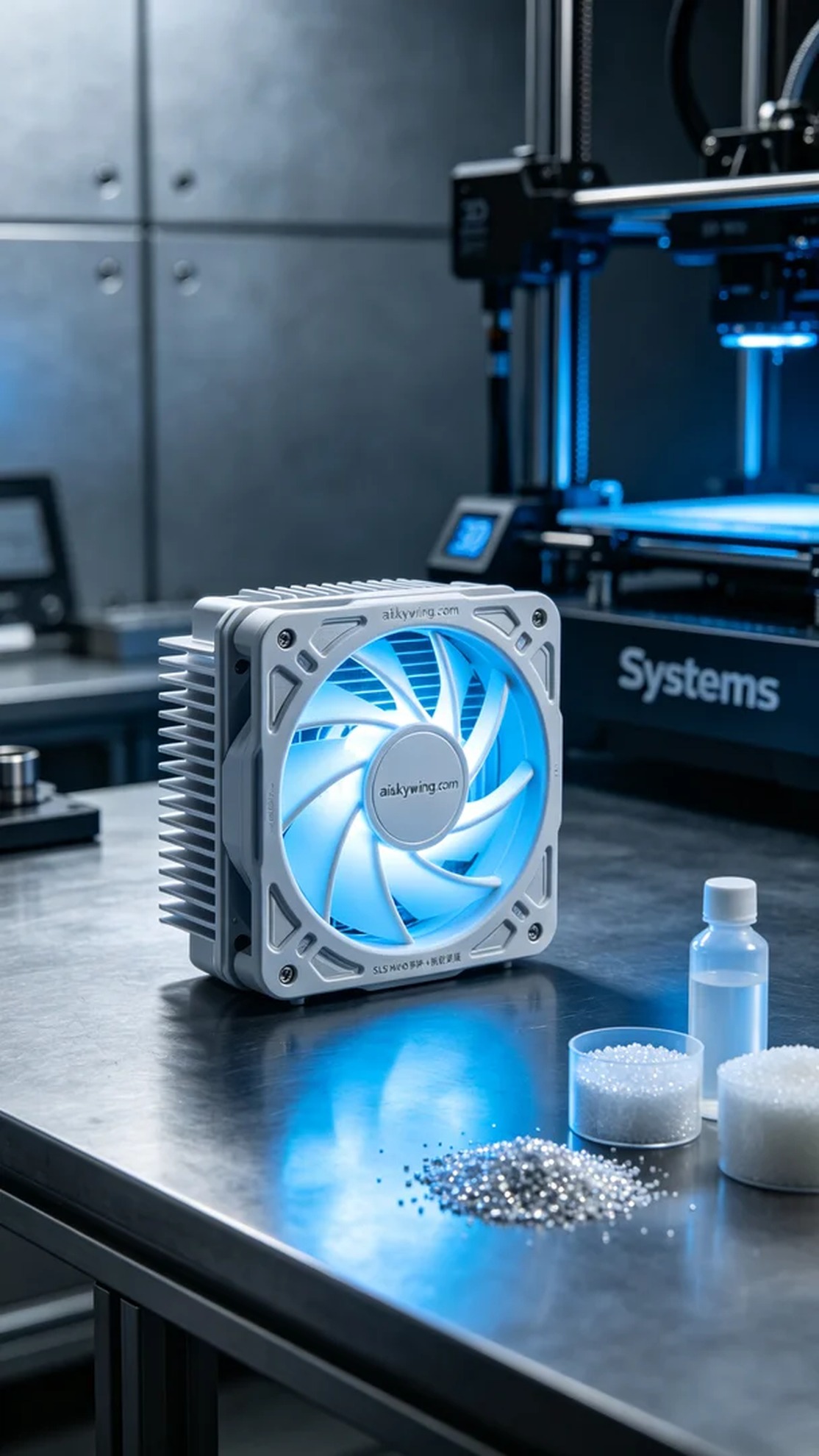 0680-LED lamp heat sink - Aiskywing Industrial 3D Printing Showcase 内容图4 Zhongshan Skywing 3D Technology Co.,LTD | 中山市天翼三维科技有限公司 0680-LED lamp heat sink - Aiskywing Industrial 3D Printing Showcase 混合工艺-综合 (HP-C) 图4张