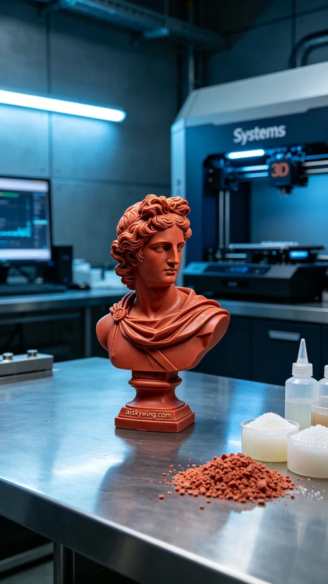 0865-Historical Sculpture - Aiskywing Industrial 3D Printing Showcase 内容图2 Zhongshan Skywing 3D Technology Co.,LTD | 中山市天翼三维科技有限公司 0865-Historical Sculpture - Aiskywing Industrial 3D Printing Showcase 红蜡-精密铸造 (RW-PC) 图2张