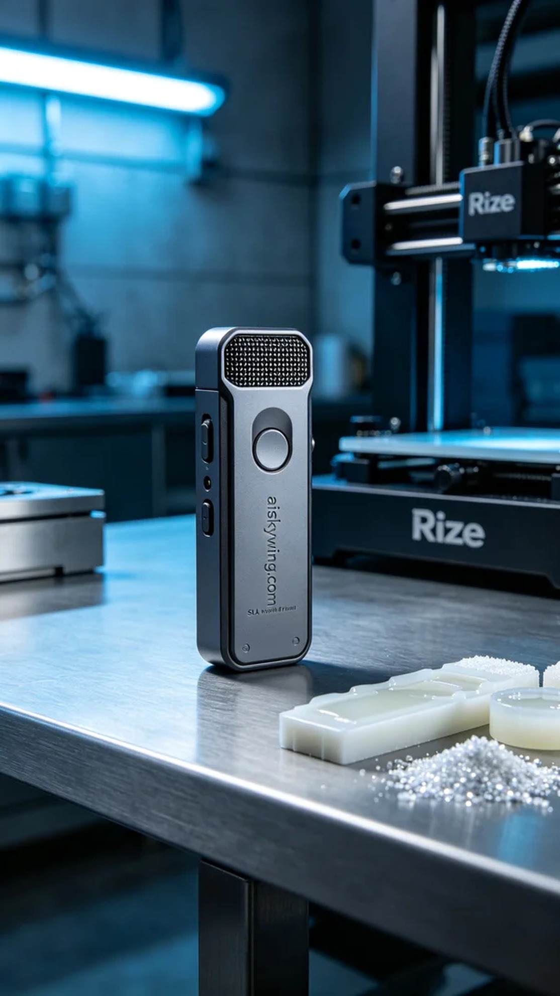 1047-Voice recorder shell - Aiskywing Industrial 3D Printing Showcase