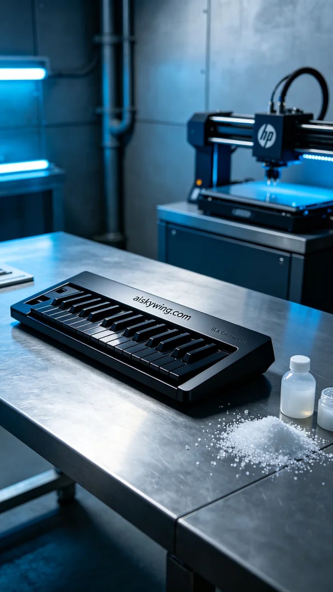 0652-MIDI keyboard casing - Aiskywing Industrial 3D Printing Showcase 内容图2 Zhongshan Skywing 3D Technology Co.,LTD | 中山市天翼三维科技有限公司 0652-MIDI keyboard casing - Aiskywing Industrial 3D Printing Showcase SLA-消费电子 (SLA-CE) 图2张