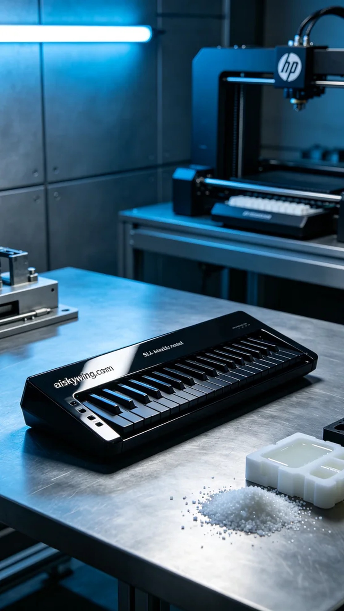 0652-MIDI keyboard casing - Aiskywing Industrial 3D Printing Showcase 内容图4 Zhongshan Skywing 3D Technology Co.,LTD | 中山市天翼三维科技有限公司 0652-MIDI keyboard casing - Aiskywing Industrial 3D Printing Showcase SLA-消费电子 (SLA-CE) 图4张