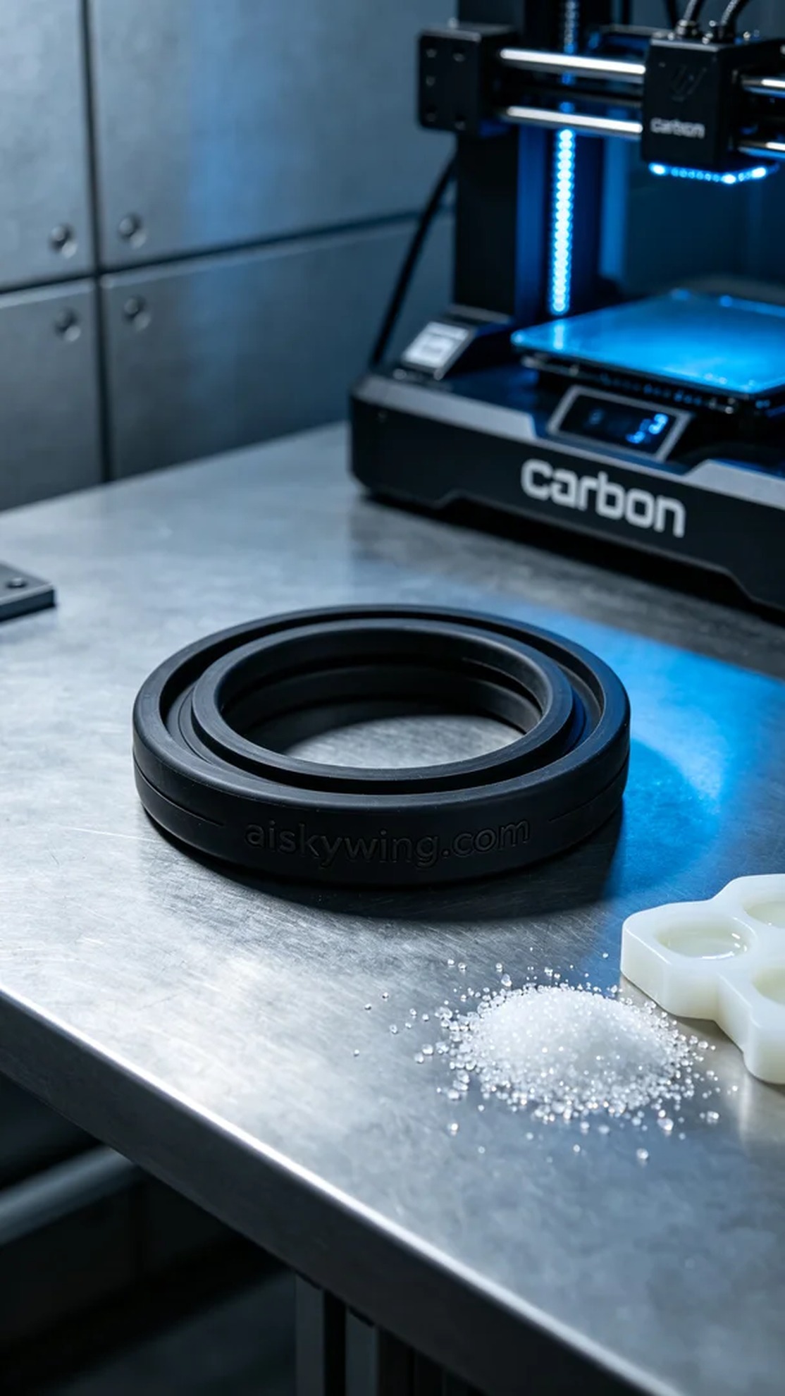 0697-O-ring - Aiskywing Industrial 3D Printing Showcase 内容图1 Zhongshan Skywing 3D Technology Co.,LTD | 中山市天翼三维科技有限公司 0697-O-ring - Aiskywing Industrial 3D Printing Showcase 硅胶复模-柔性 (SM-F) 图1张
