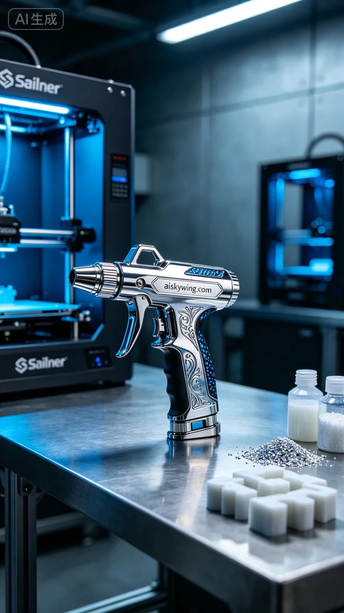 1081-Spray gun handle - Aiskywing Industrial 3D Printing Showcase