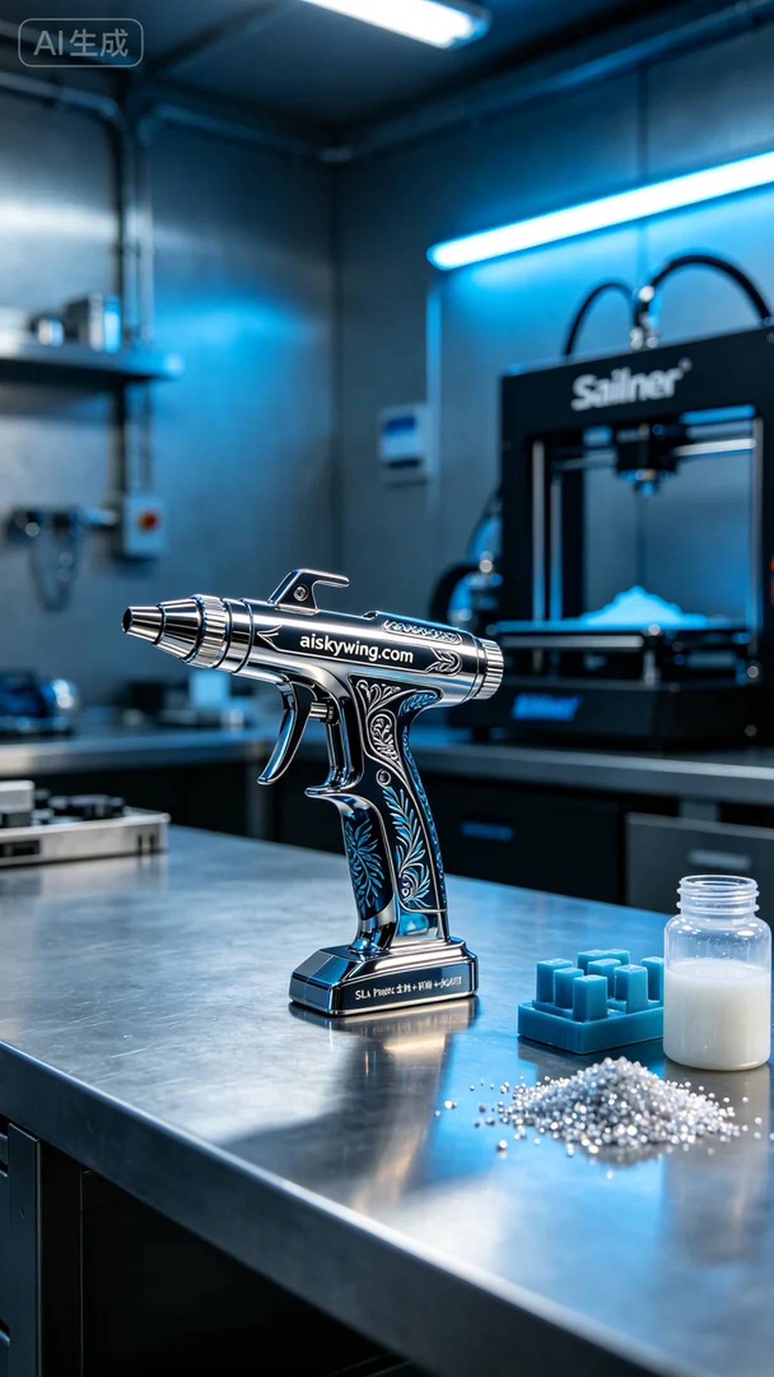 1081-Spray gun handle - Aiskywing Industrial 3D Printing Showcase 内容图2 Zhongshan Skywing 3D Technology Co.,LTD | 中山市天翼三维科技有限公司 1081-Spray gun handle - Aiskywing Industrial 3D Printing Showcase 全工艺-补充 (FP-S) 图2张