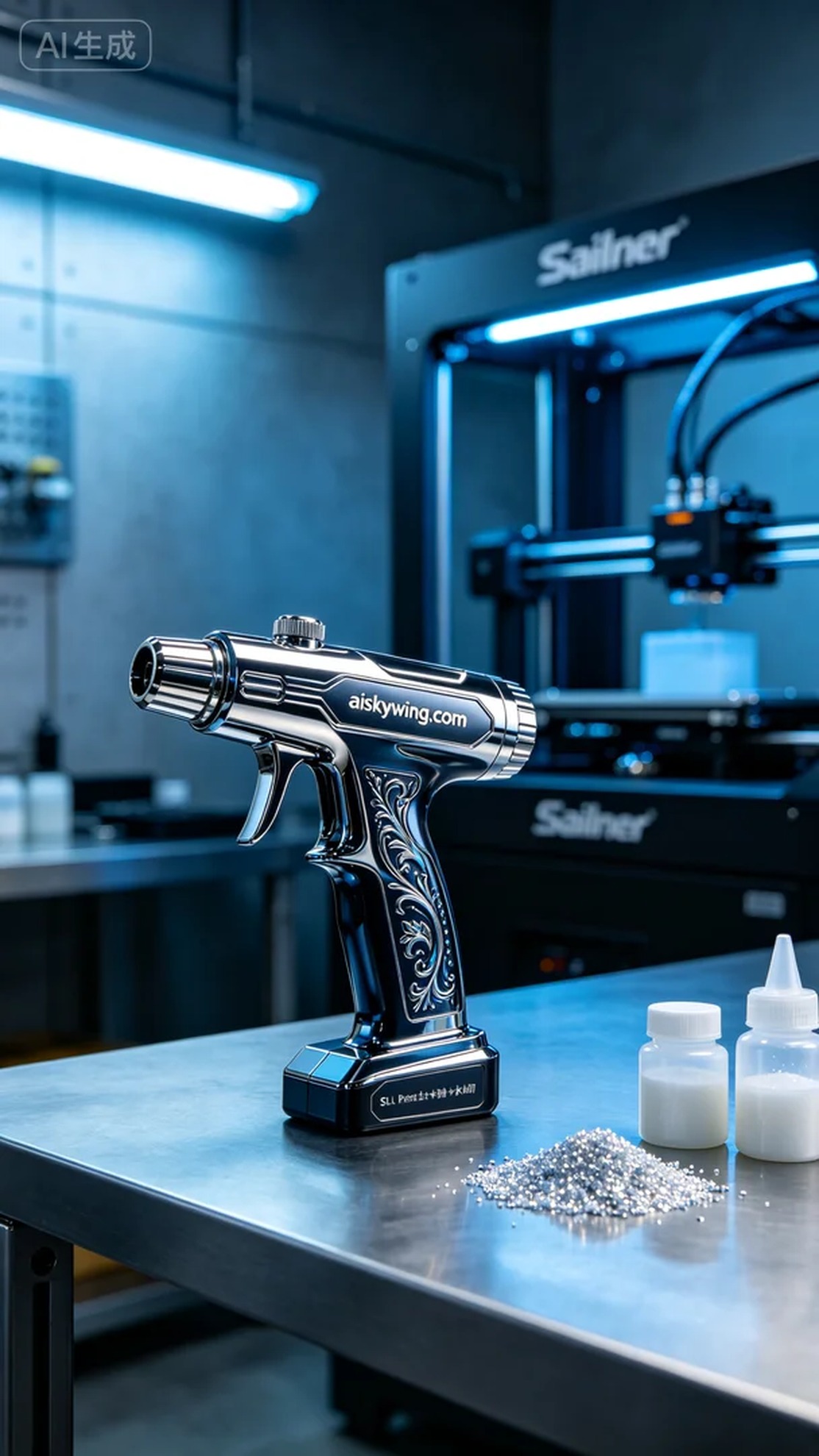 1081-Spray gun handle - Aiskywing Industrial 3D Printing Showcase 内容图3 Zhongshan Skywing 3D Technology Co.,LTD | 中山市天翼三维科技有限公司 1081-Spray gun handle - Aiskywing Industrial 3D Printing Showcase 全工艺-补充 (FP-S) 图3张