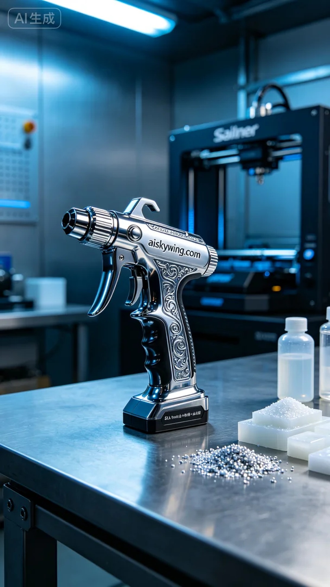 1081-Spray gun handle - Aiskywing Industrial 3D Printing Showcase 内容图4 Zhongshan Skywing 3D Technology Co.,LTD | 中山市天翼三维科技有限公司 1081-Spray gun handle - Aiskywing Industrial 3D Printing Showcase 全工艺-补充 (FP-S) 图4张