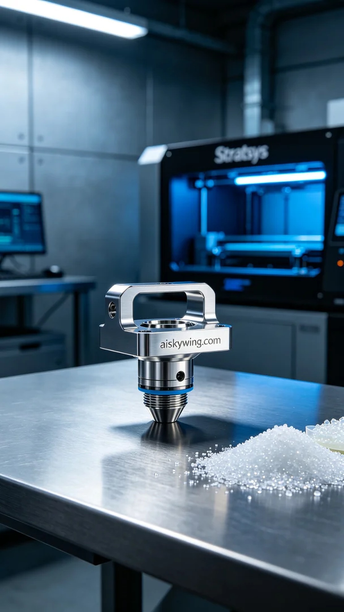 0819-Spray nozzle bracket - Aiskywing Industrial 3D Printing Showcase 内容图2 Zhongshan Skywing 3D Technology Co.,LTD | 中山市天翼三维科技有限公司 0819-Spray nozzle bracket - Aiskywing Industrial 3D Printing Showcase CNC-高精度加工 (CNC-HP) 图2张
