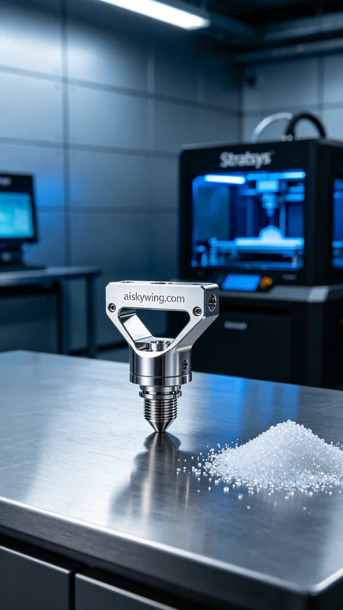 0819-Spray nozzle bracket - Aiskywing Industrial 3D Printing Showcase 内容图3 Zhongshan Skywing 3D Technology Co.,LTD | 中山市天翼三维科技有限公司 0819-Spray nozzle bracket - Aiskywing Industrial 3D Printing Showcase CNC-高精度加工 (CNC-HP) 图3张