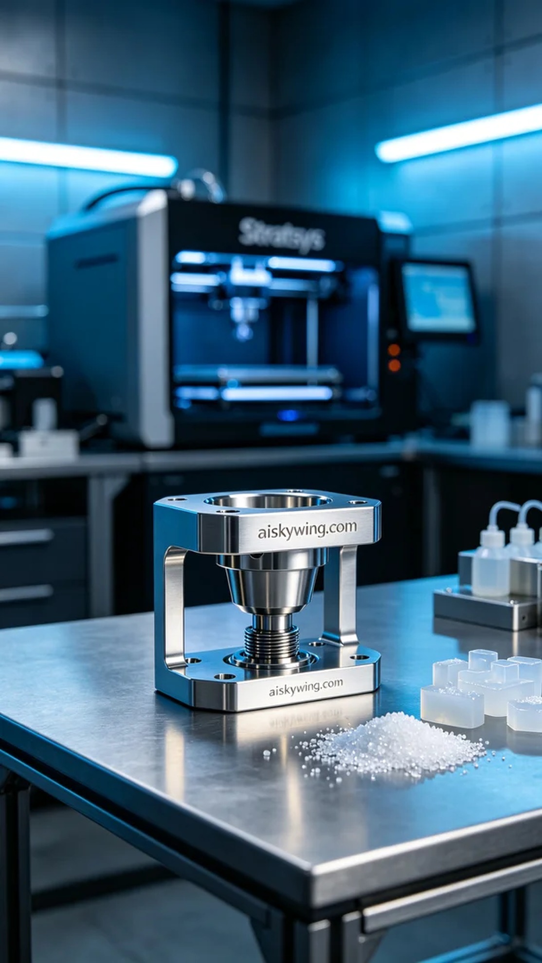 0819-Spray nozzle bracket - Aiskywing Industrial 3D Printing Showcase 内容图4 Zhongshan Skywing 3D Technology Co.,LTD | 中山市天翼三维科技有限公司 0819-Spray nozzle bracket - Aiskywing Industrial 3D Printing Showcase CNC-高精度加工 (CNC-HP) 图4张