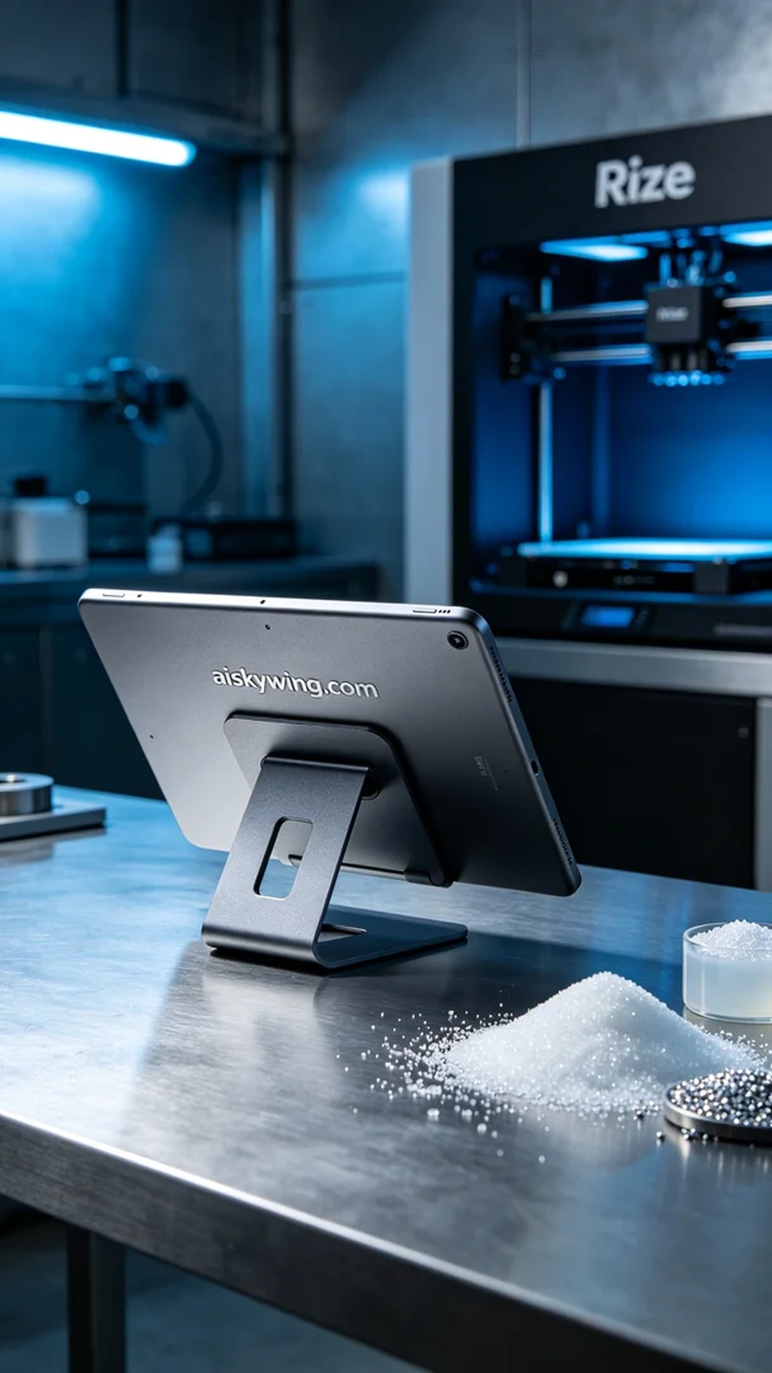 1046-Tablet stand - Aiskywing Industrial 3D Printing Showcase 内容图3 Zhongshan Skywing 3D Technology Co.,LTD | 中山市天翼三维科技有限公司 1046-Tablet stand - Aiskywing Industrial 3D Printing Showcase SLA-消费电子 (SLA-CE) 图3张
