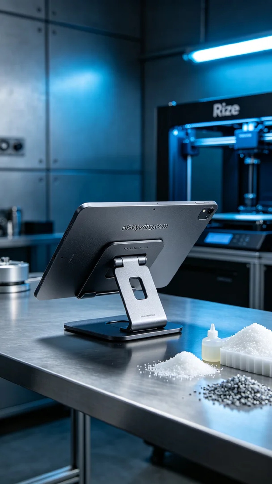 1046-Tablet stand - Aiskywing Industrial 3D Printing Showcase 内容图4 Zhongshan Skywing 3D Technology Co.,LTD | 中山市天翼三维科技有限公司 1046-Tablet stand - Aiskywing Industrial 3D Printing Showcase SLA-消费电子 (SLA-CE) 图4张
