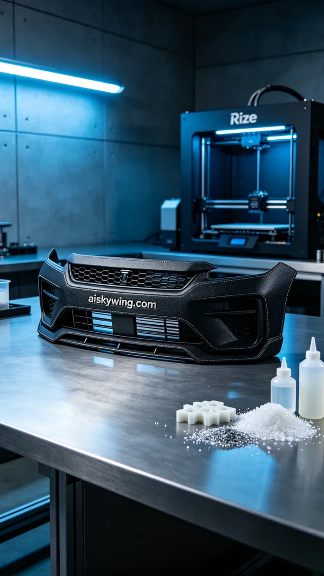 0736-Front bumper decoration - Aiskywing Industrial 3D Printing Showcase 内容图1 Zhongshan Skywing 3D Technology Co.,LTD | 中山市天翼三维科技有限公司 0736-Front bumper decoration - Aiskywing Industrial 3D Printing Showcase CNC-高精度加工 (CNC-HP) 图1张